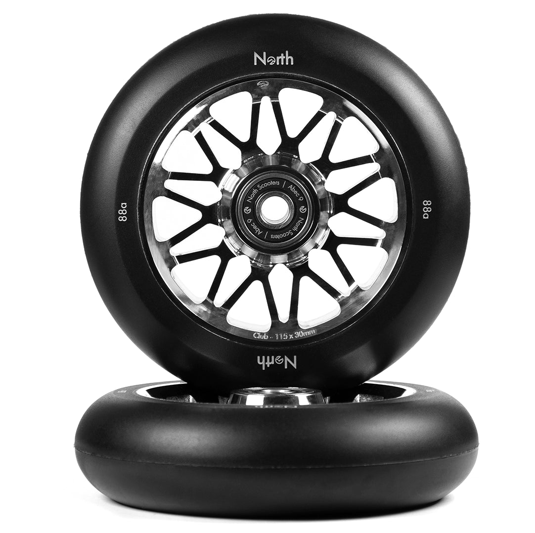 Premium North Club Wheels 30mm Wide - High-Performance Skateboard Wheels for Smooth Rides on Streets & Parks