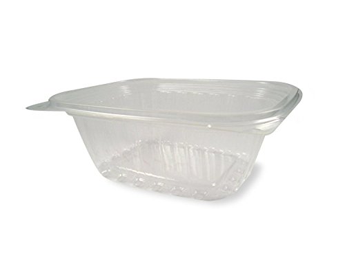 World Centric Compostable 12 oz Clear Rectangle Deli Containers - 900 Pack | Eco-Friendly Food Storage for Restaurants, Catering & Takeout