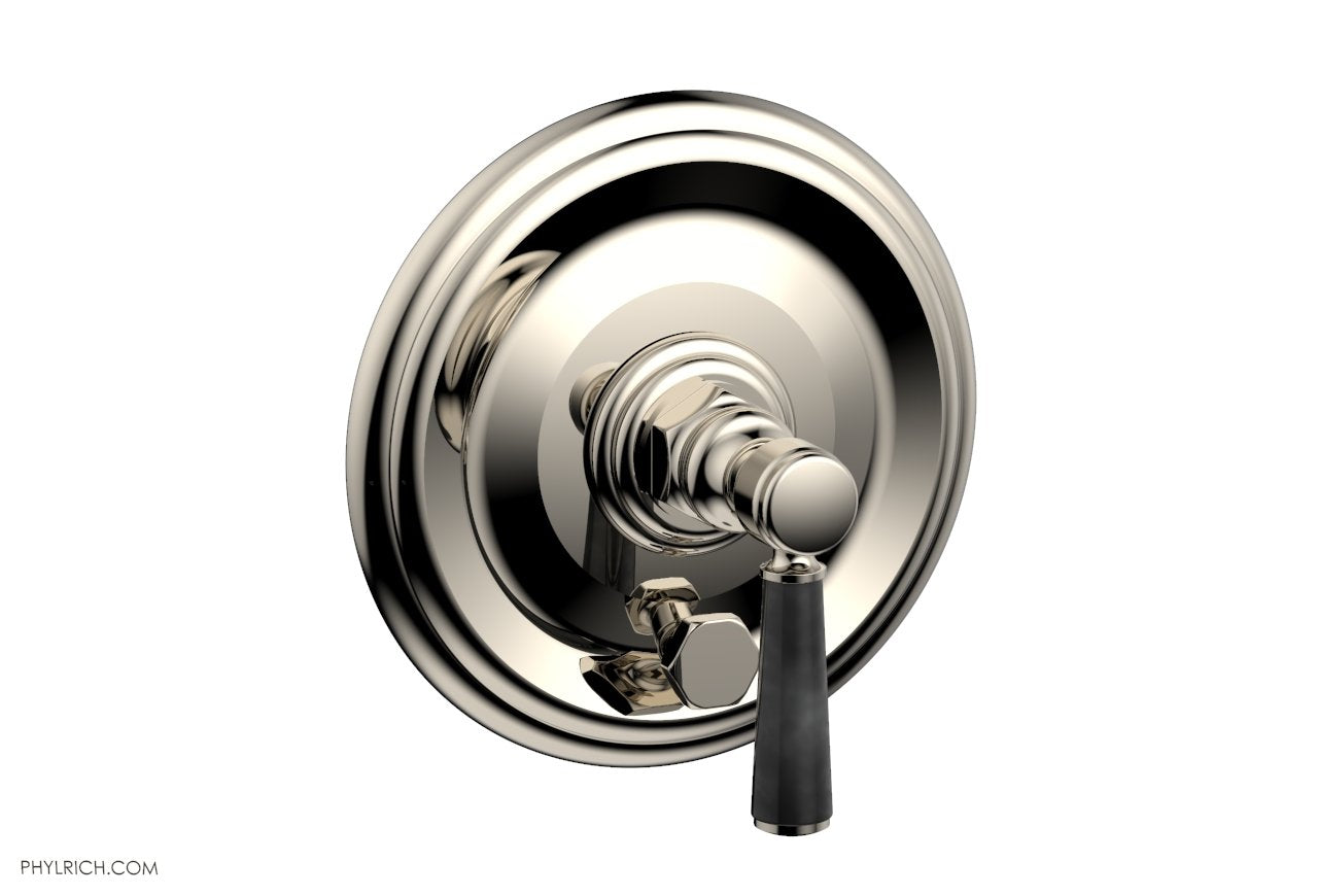 HEX TRADITIONAL Pressure Balance Shower Plate with Diverter and Handle Trim Set - 4 164 - Perfect for Bathroom Renovation and Modern Home Upgrade