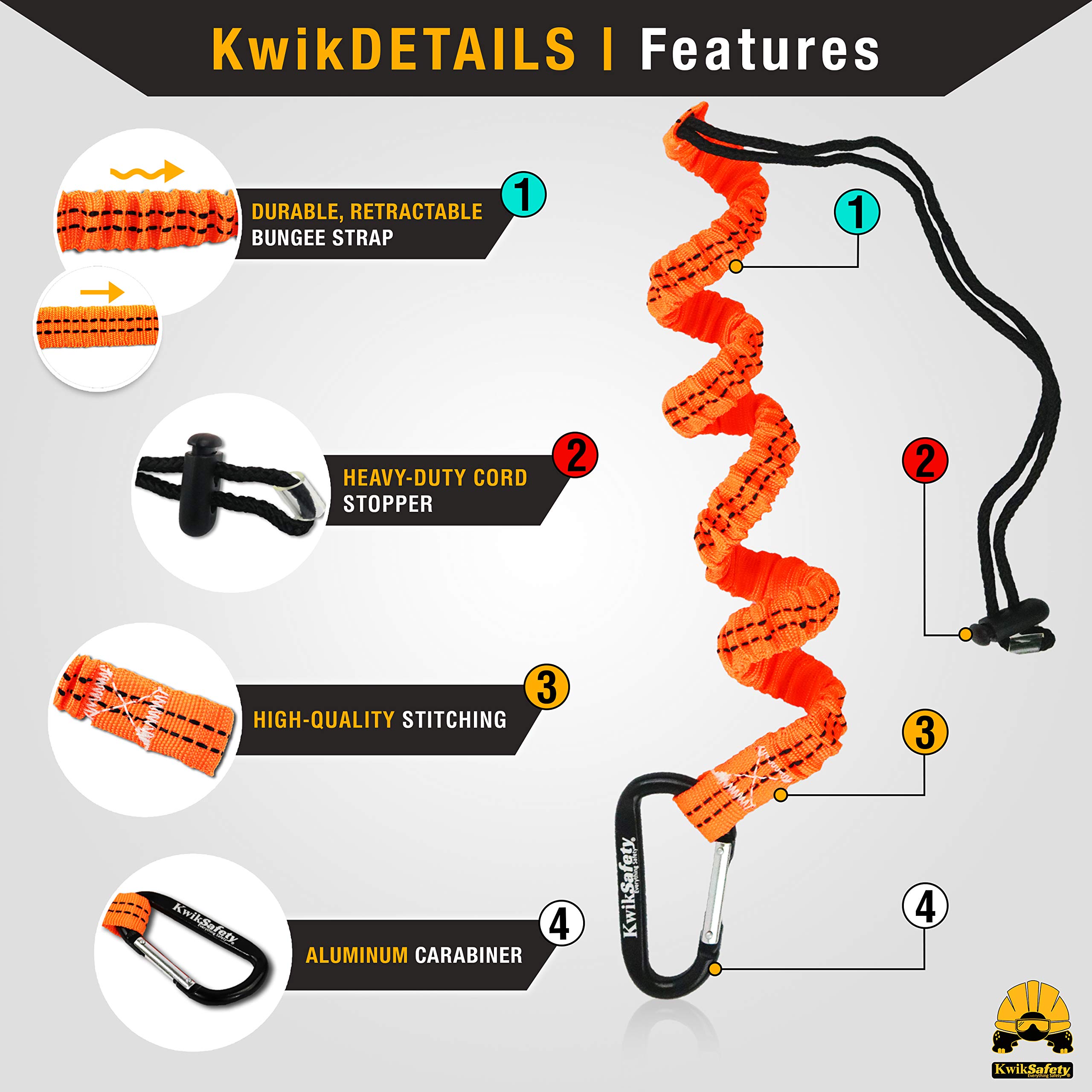 KwikSafety Premium Braided Rope Tsunami Bundle - 25FT Vertical Lifeline, Safety Harness, Lanyard, Cross Arm Strap, Roof Anchor & 10L Dry Bag | OSHA ANSI Compliant | Ideal for Roofing, Construction & Industrial Fall Protection