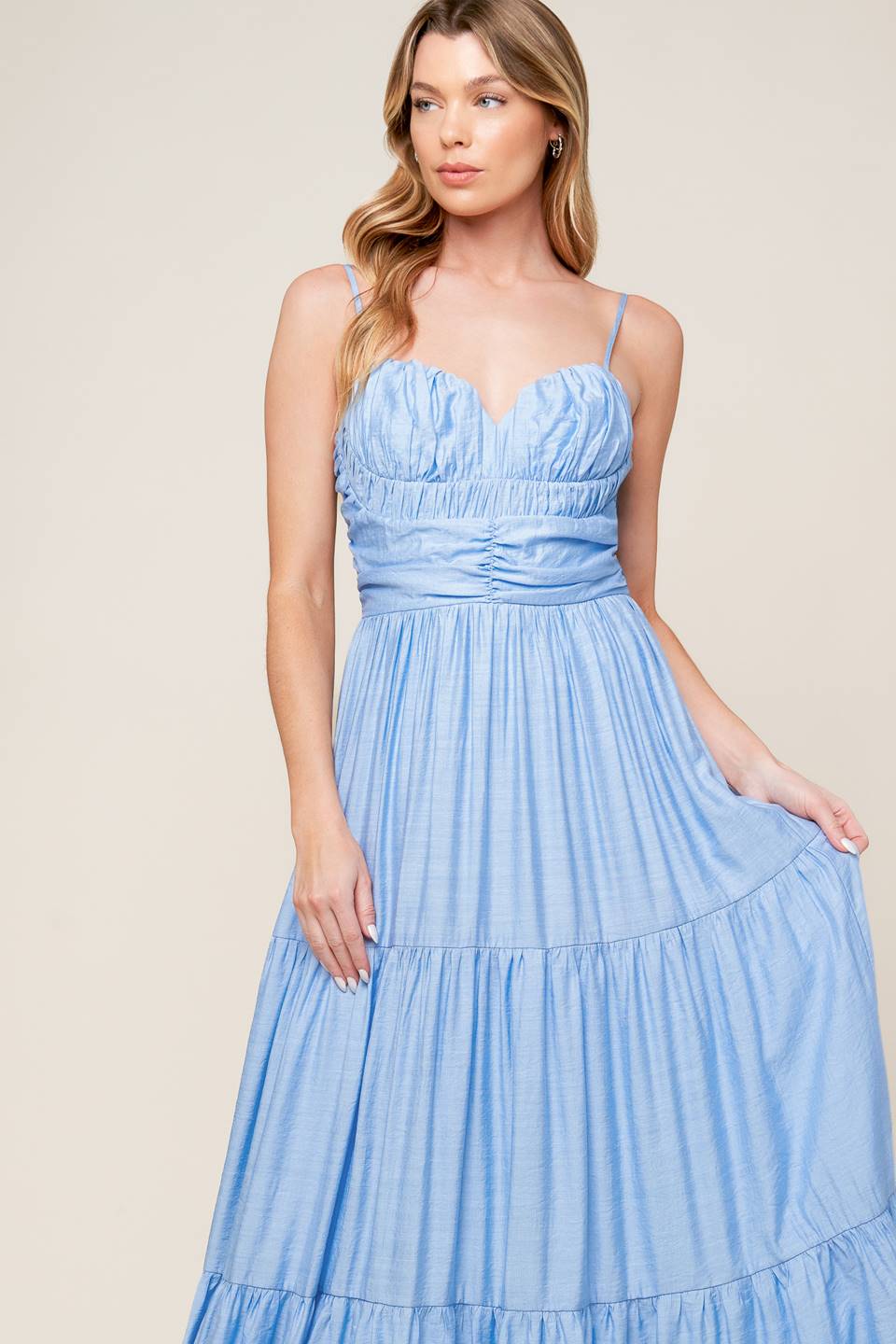 MOMENT MAKER WOVEN MAXI DRESS for Women - Flowy Boho Summer Beach Dress with Pockets, Perfect for Vacations, Weddings & Outdoor Parties