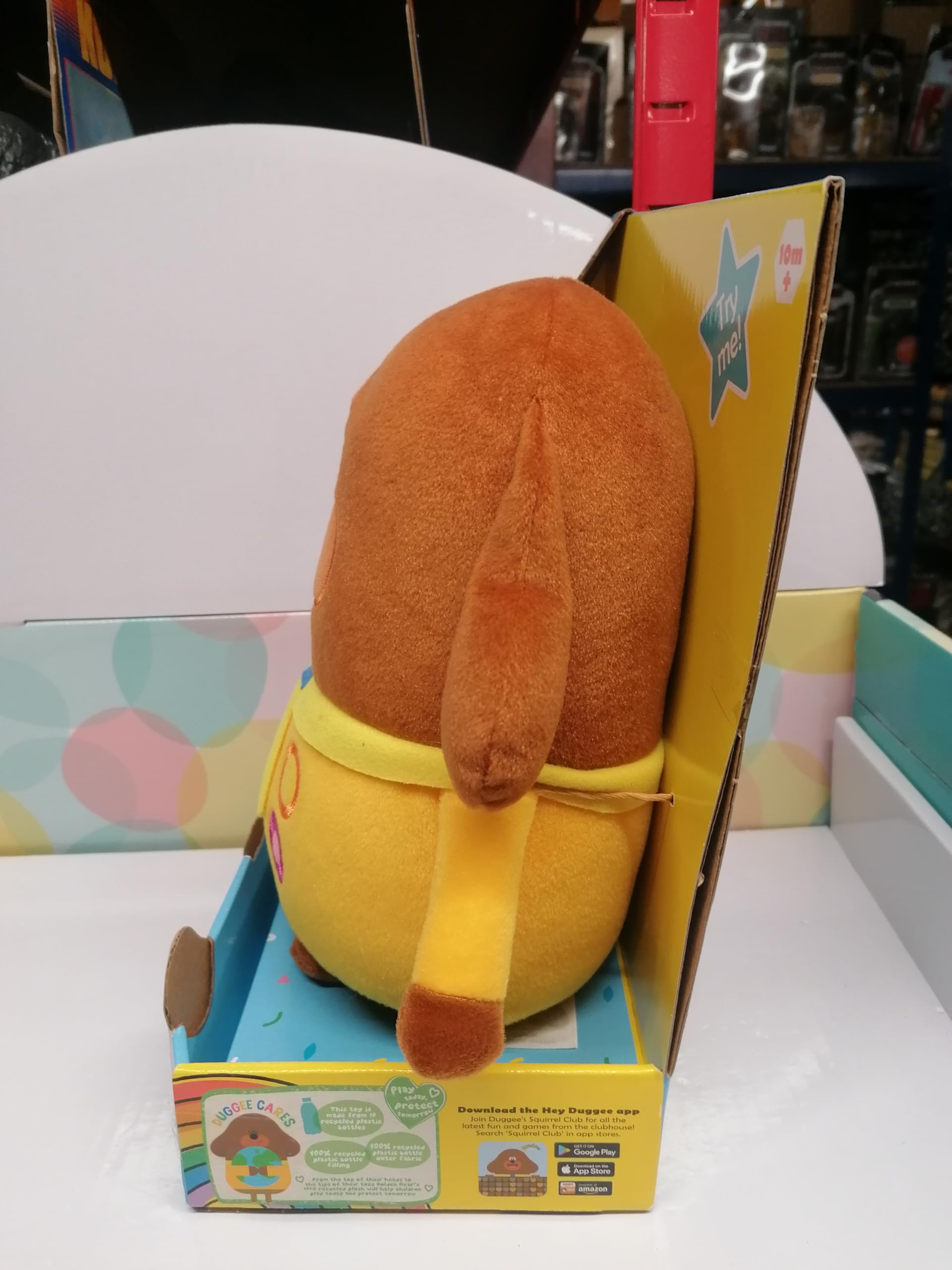Hey Duggee Talking Plush Toy - Interactive Brown Stuffed Animal for Kids | Perfect for Playtime, Storytelling & Cuddles