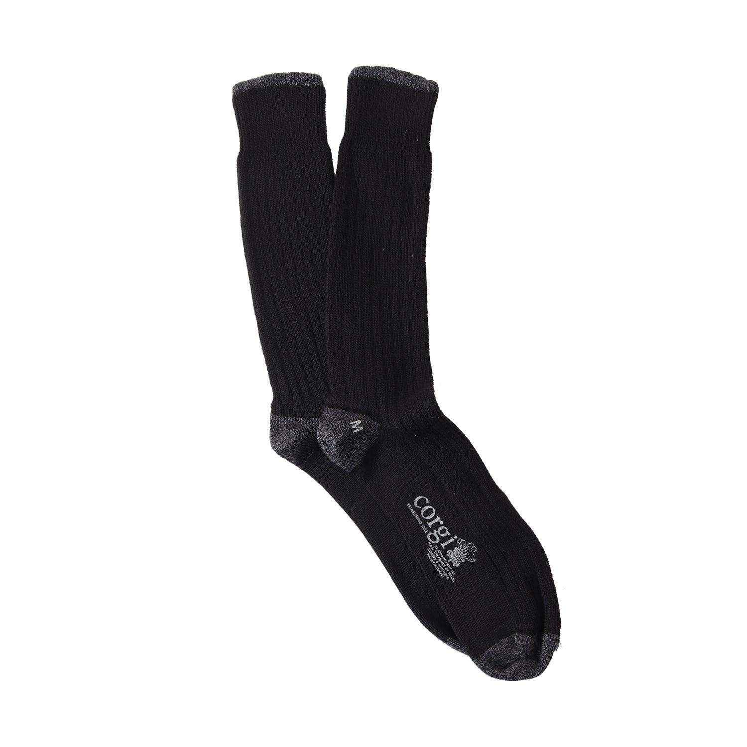 Men's Pure Cotton Boot Socks - Soft & Breathable Winter Socks for Hiking, Work Boots & Outdoor Activities
