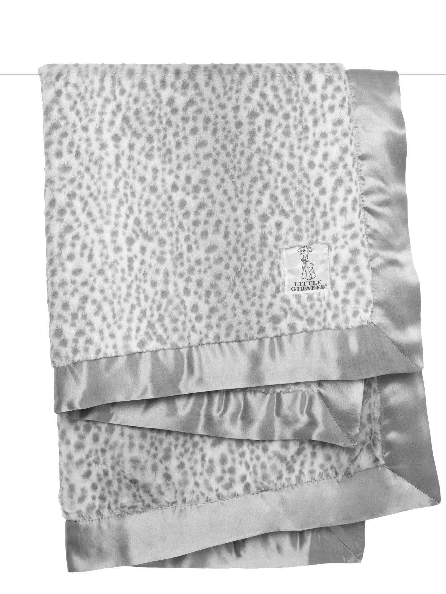 Little Giraffe Baby Blanket - Ultra Soft Luxe Blanket with Satin Trim for Newborns - 29