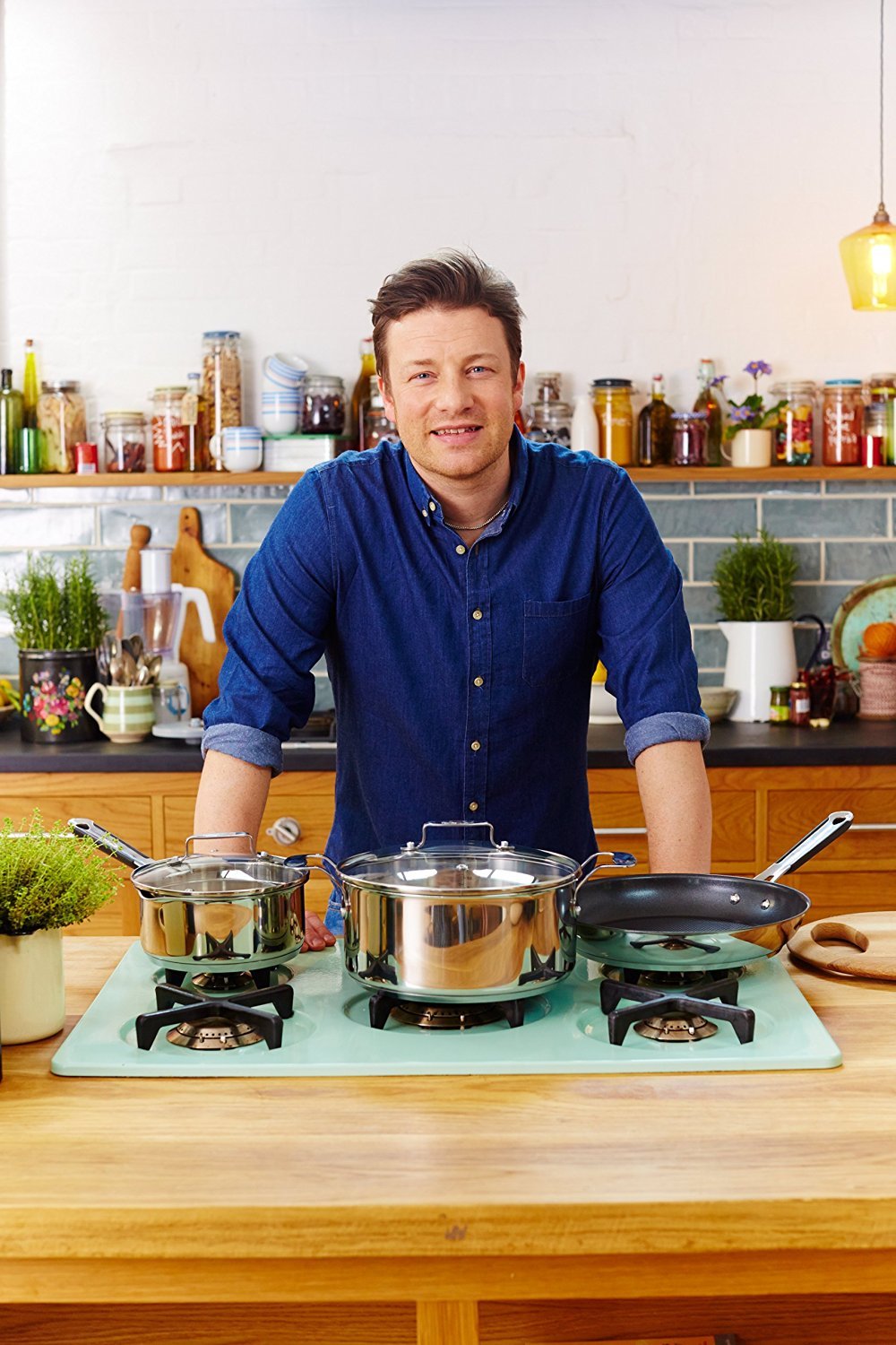 Tefal Jamie Oliver Induction Wok Pan 28cm - Nonstick Dishwasher Safe Cookware with Slip-Resistant Handle, Compatible with All Stovetops (Silver) - Perfect for Stir-Frying, Sautéing & Asian Cooking