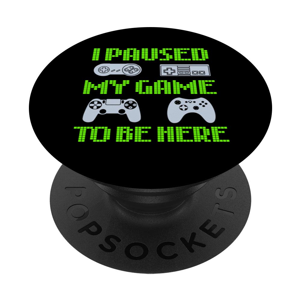 I Paused My Game To Be Here Funny Video Gamer T-Shirt - Perfect for Gaming Sessions & Streamer Merch