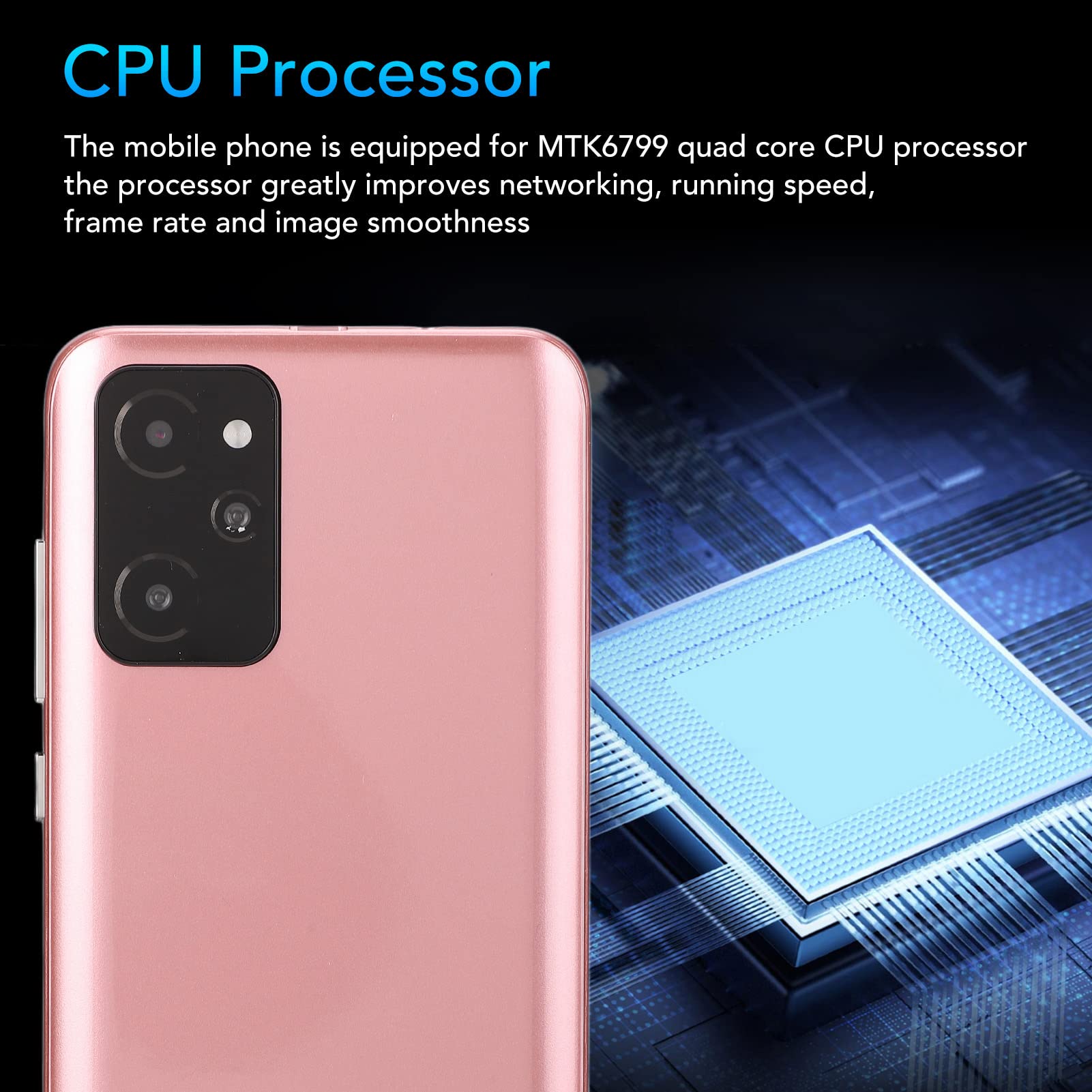 Cuifati Unlocked Smartphone - 4.66 Inch HD Screen Android Phone with 2100mAh Battery, 1GB RAM 8GB ROM, Dual SIM GSM International Model (Rose Gold) - Perfect for Travel, Business & Everyday Use