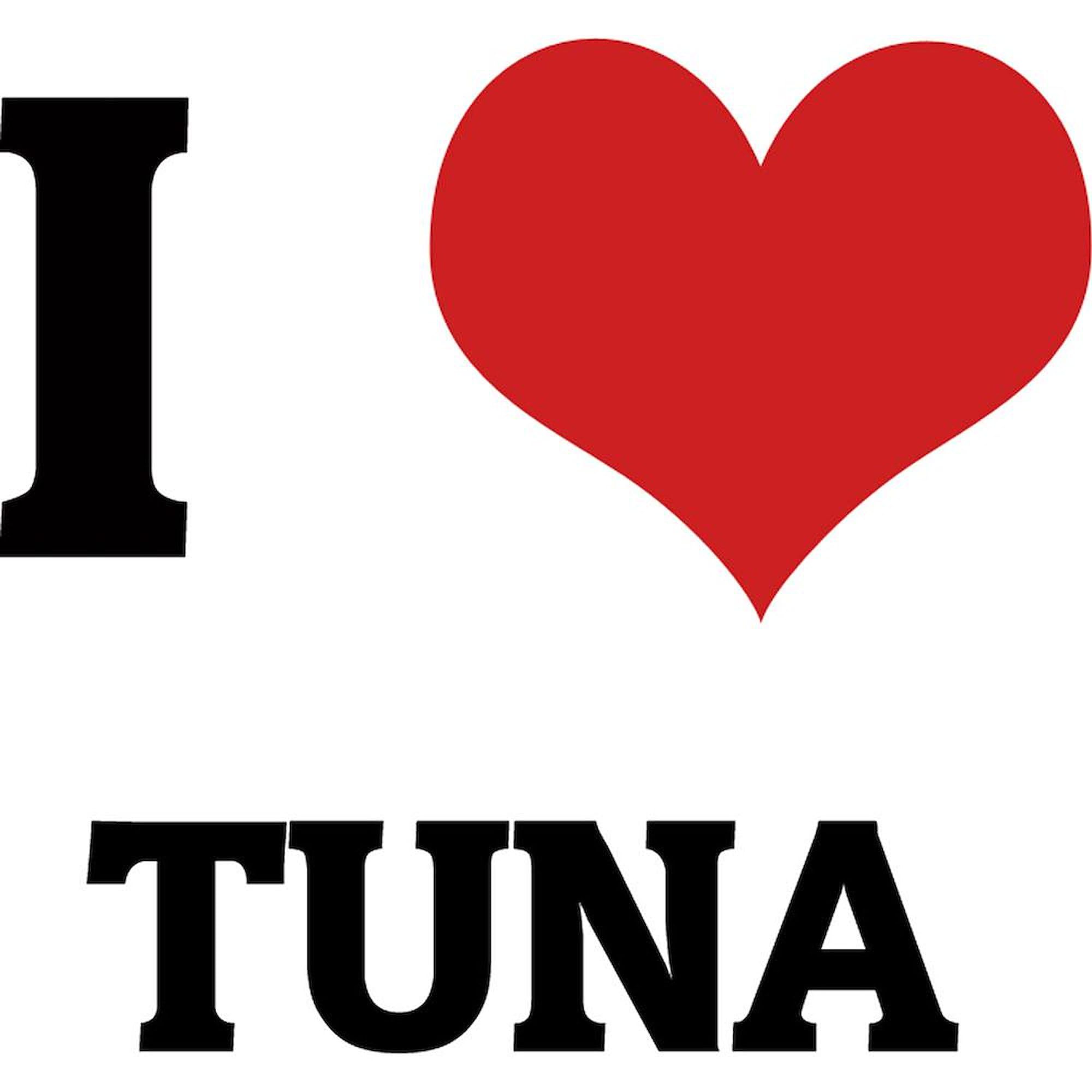 I Love Tuna 11 oz Ceramic Coffee Mug - 325ml Funny Fish Lover Gift for Tea & Hot Drinks - Perfect for Office, Home & Gifts