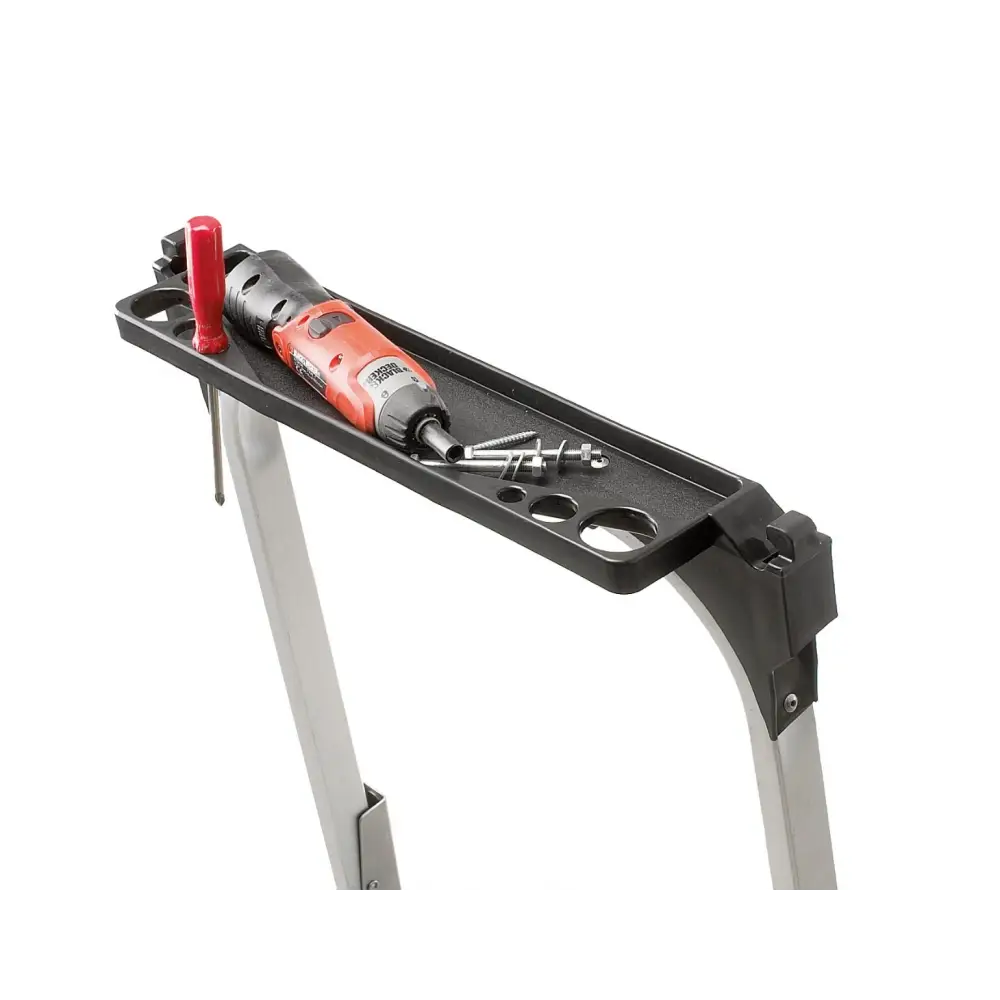 Climb It Easy Slope Aluminum Folding Ladder Steps - Lightweight Portable Step Stool for Home, Garage & Outdoor Use