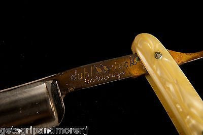 Vintage DUBL DUCK GOLDEDGE 6/8 Straight Razor - 3/4 Hollow Ground, Excellent Condition - Perfect for Barber Shaving & Wet Shaving Enthusiasts