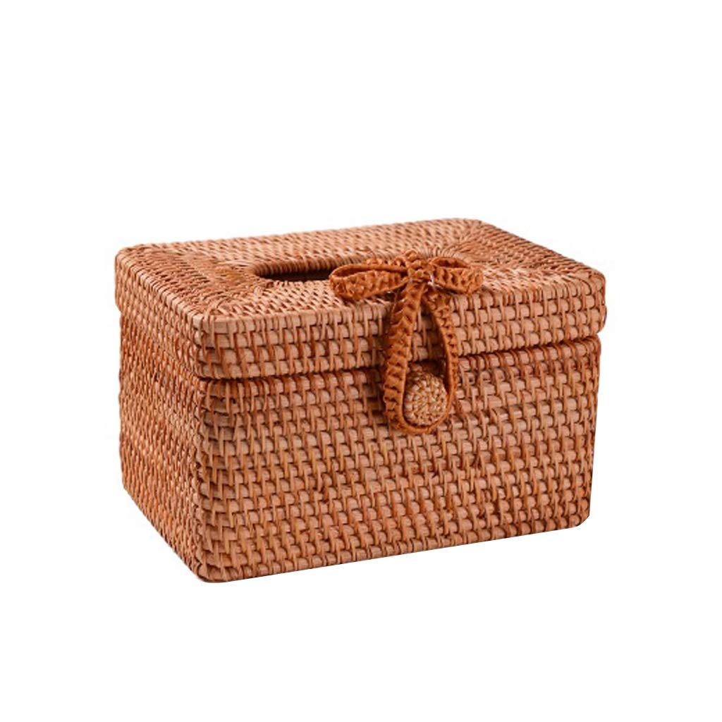 BFFDD Rectangular Flip Tissue Box - Bathroom Paper Towel Holder & Multi-Function Storage Organizer for Cosmetics, Sundries | Perfect for Home, Office & Bathroom Organization