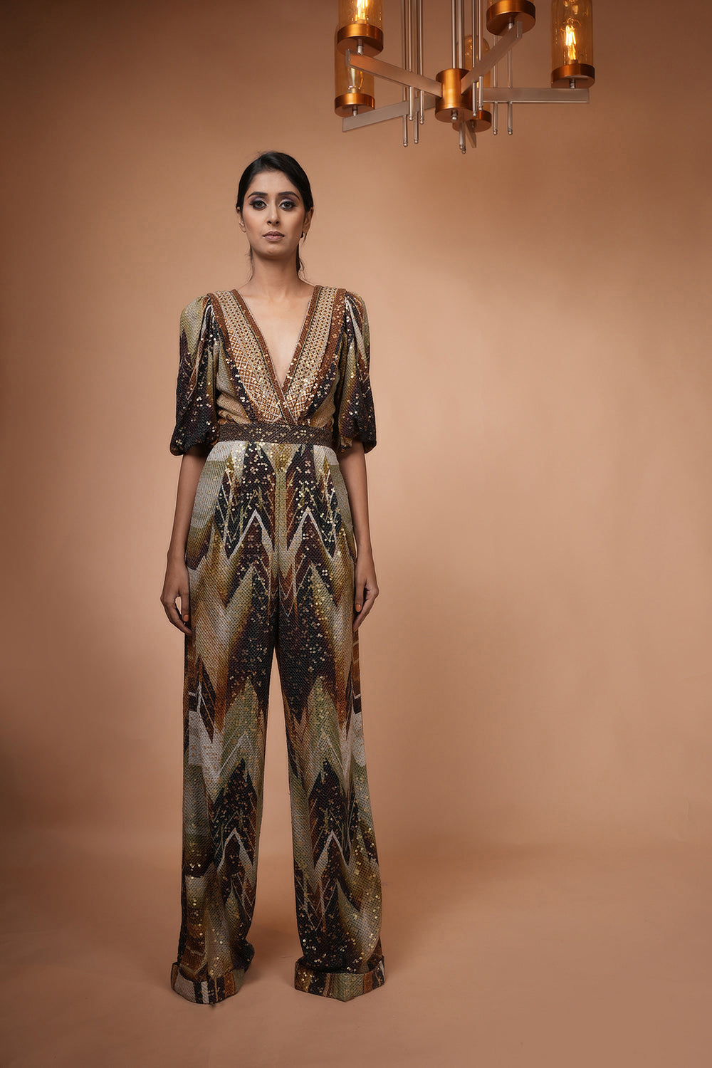 Sundown Coffee Jumpsuit - Stylish Women's Romper for Casual Outings, Coffee Dates & Summer Fashion | Comfortable & Trendy One-Piece Outfit