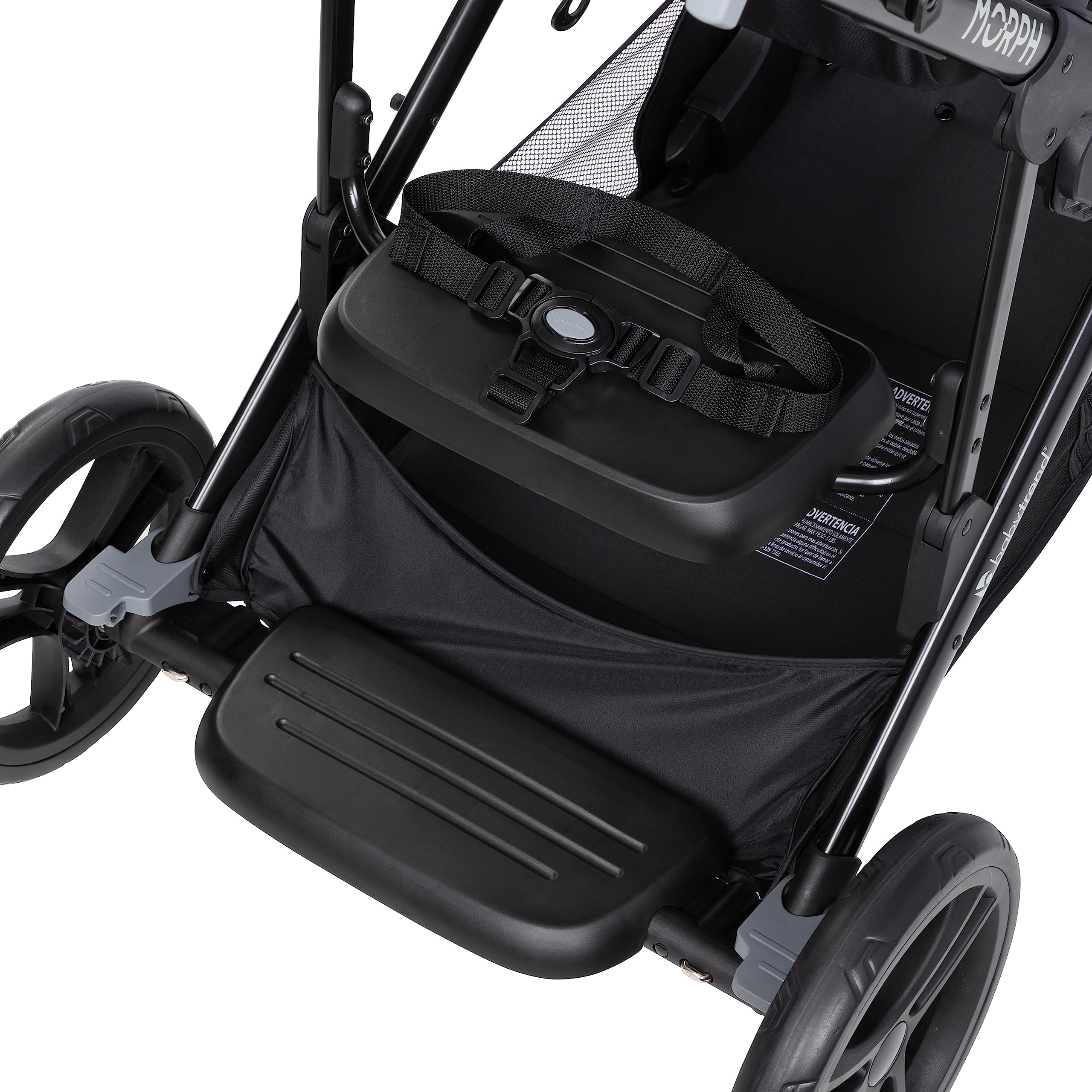Baby Trend Morph Single to Double Modular Travel System Stroller - Convertible Infant Car Seat & Stroller Combo for Twins or Siblings, Black | Perfect for Travel, Shopping & Daily Outings with Baby