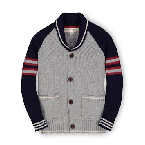 Grey Heather With Navy