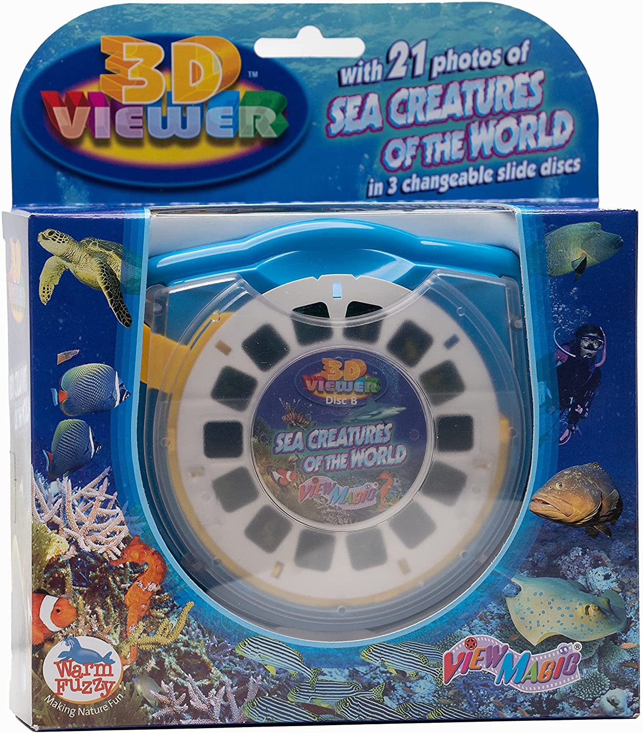 3D Viewer Sea Life - Interactive Ocean Animal Viewer for Kids, Educational Marine Life Toy - Perfect for Classroom Learning & Home Play