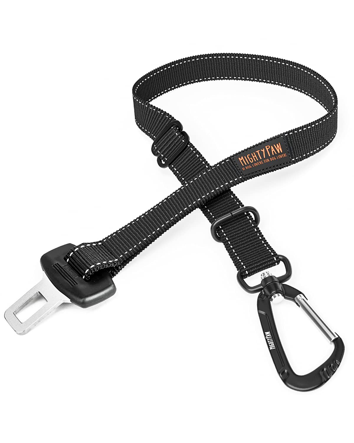 **Mighty Paw Dog Seat Belt - Adjustable Pet Car Safety Harness for Small, Medium & Large Dogs | Crash-Tested & Secure Restraint for Safe Car Travel | Perfect for Road Trips, Vet Visits & Daily Commutes**