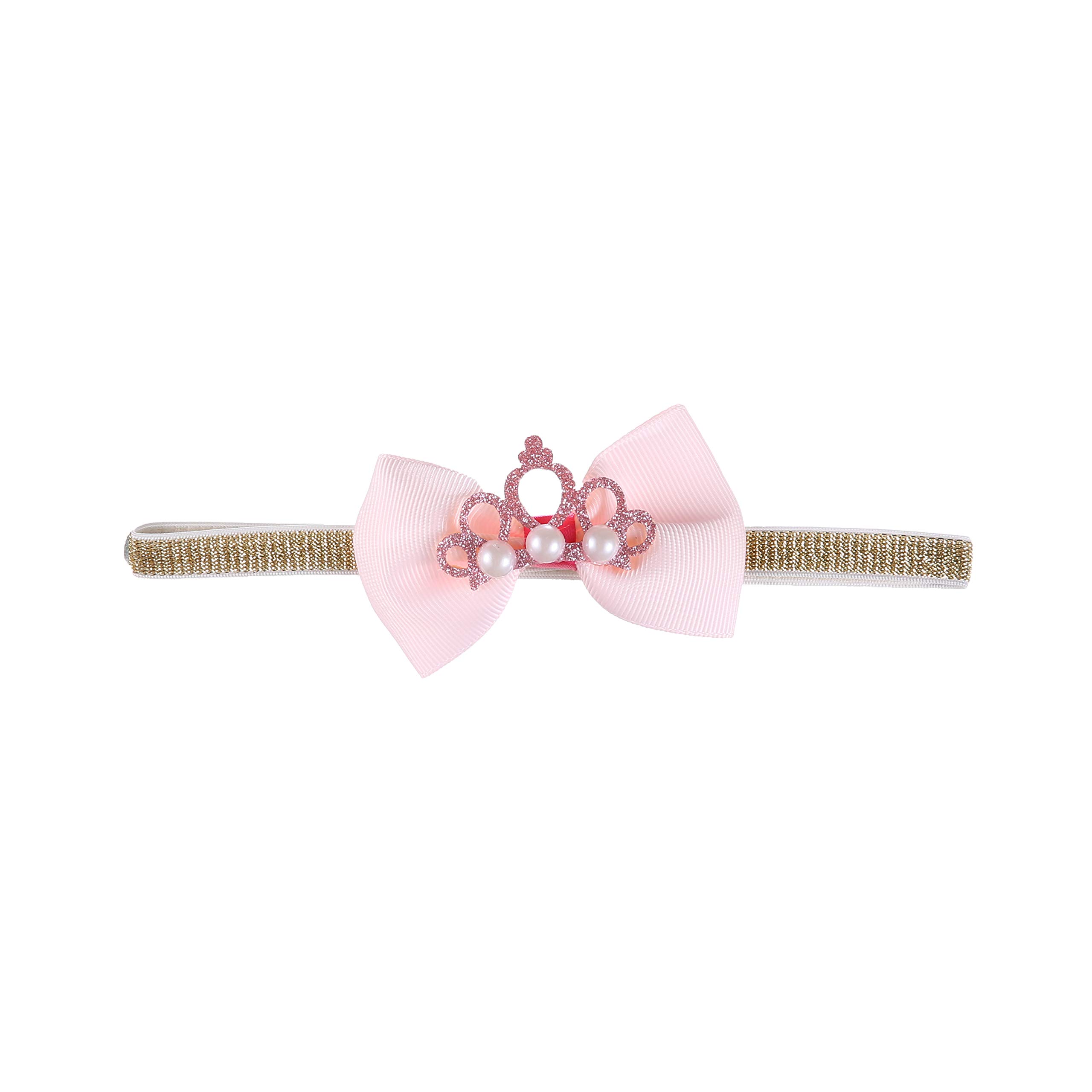 Baby Girls Bow Headbands Set - 6PCS Infant Toddler Hair Accessories for Newborn, Birthday, Photography & Party - Soft Elastic Headbands for Kids