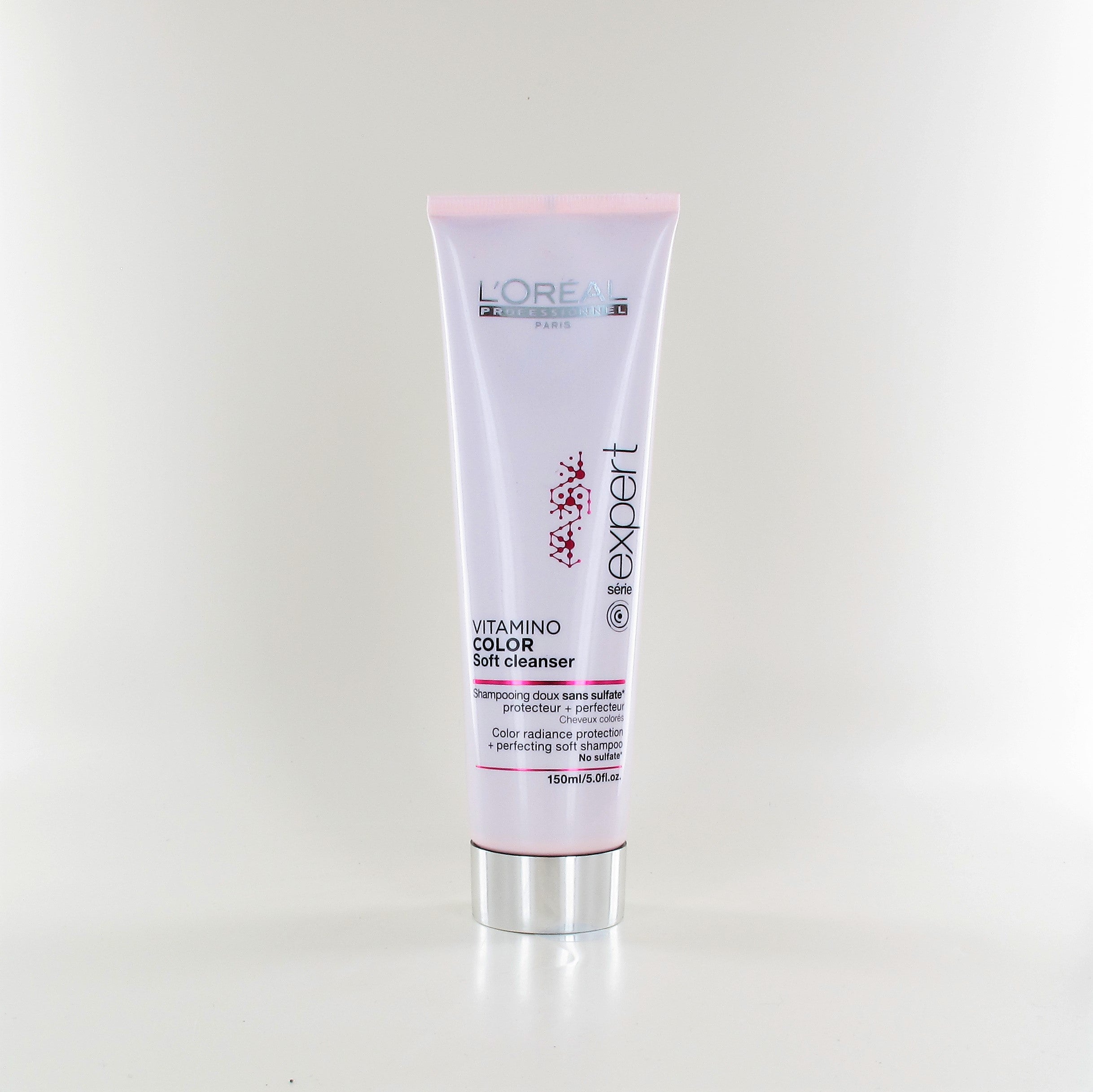 L'Oreal Professional Expert Serie Vitamino Color Soft Cleanser Shampoo - 5 Oz Sulfate-Free Color Protection for Dyed Hair - Perfect for Daily Use & Salon-Quality Results at Home