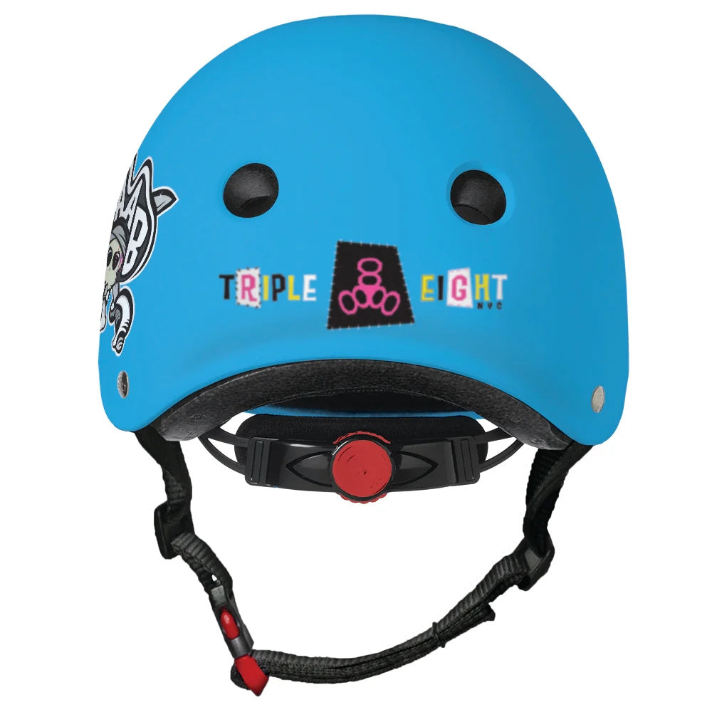 Triple 8 Lil 8 Staab Pirate Helmet for Kids - Certified Skateboard & Bike Safety Helmet - Adjustable Youth Helmet for Skating, Biking & Scooter Riding