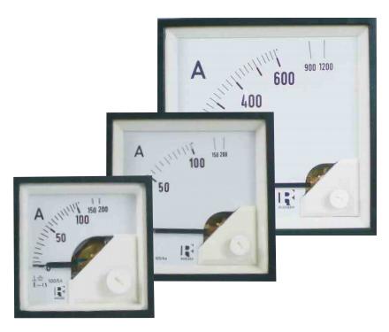 DS96/400A/75mV Moving Coil DC Ammeter 400A with Shunt - High Precision Current Measurement for Solar Panels, Battery Systems & Industrial Equipment
