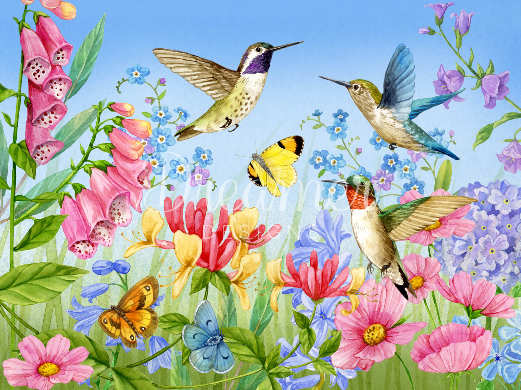 Hummingbird and Butterfly Garden Decor - Handcrafted Metal Wall Art for Outdoor & Indoor Use - Attract Pollinators to Your Backyard or Patio