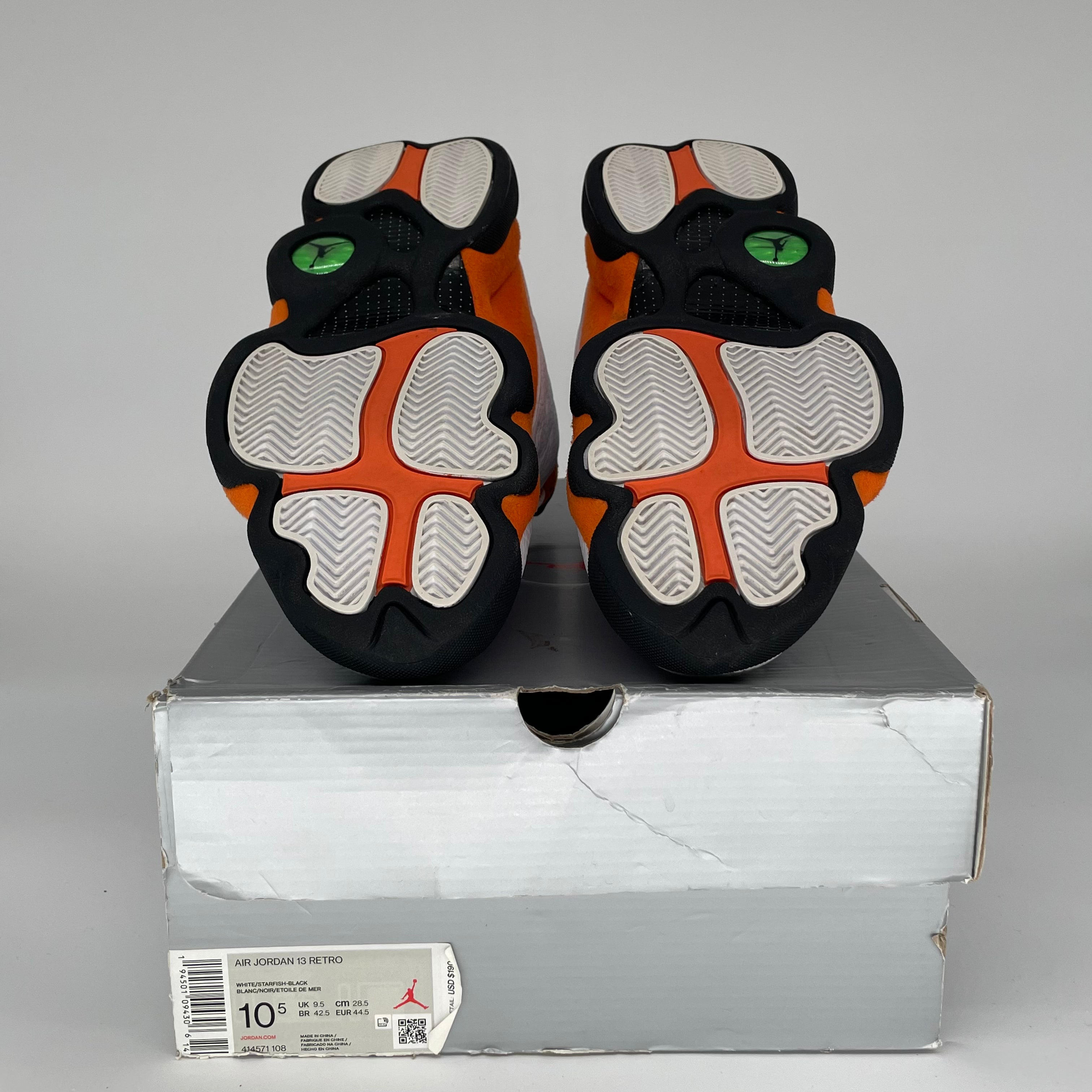 Original Title: AIR JORDAN 13 STARFISH SIZE 10.5 414571 108   Optimized Title: **Air Jordan 13 Retro 