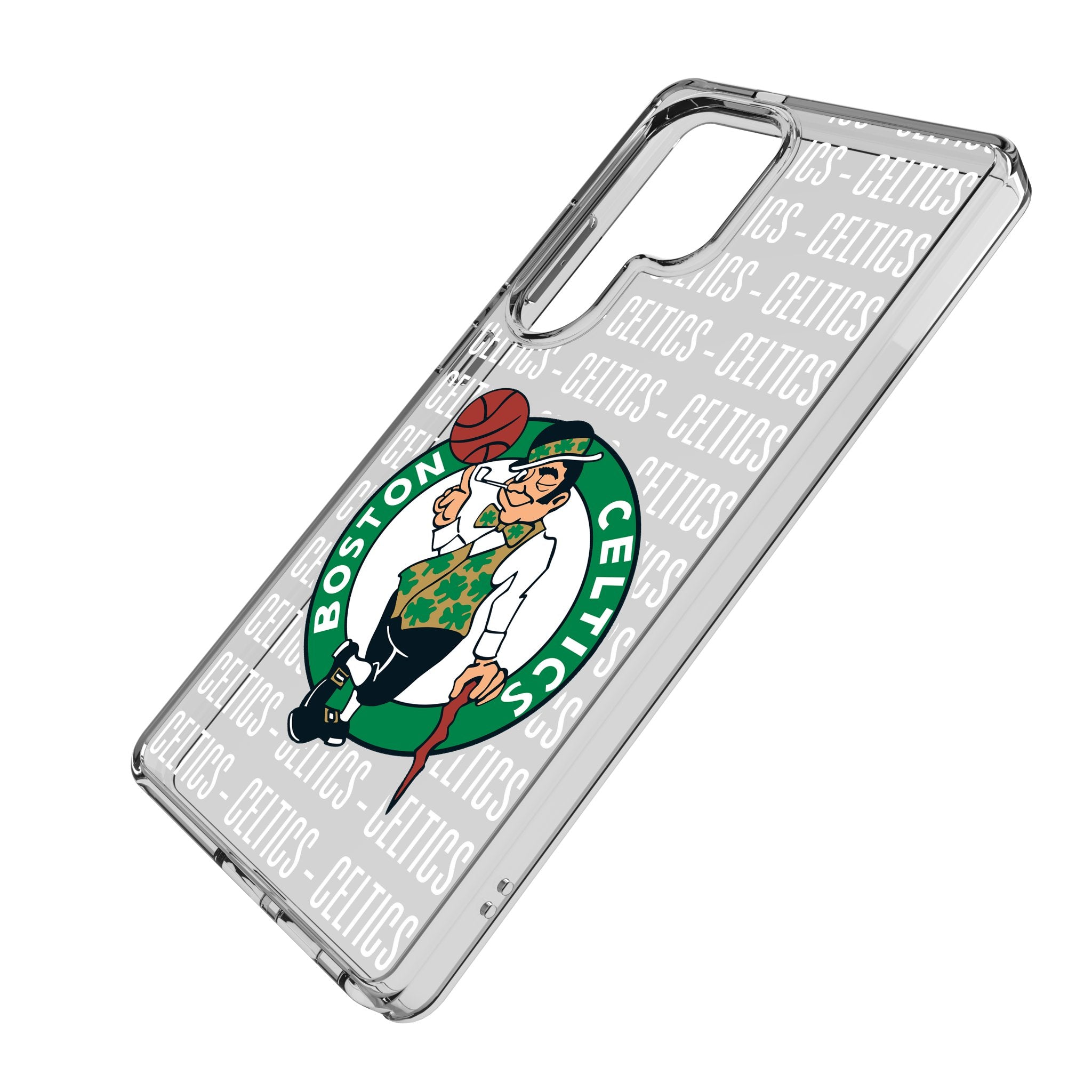 Boston Celtics Clear Phone Case for Samsung Galaxy - Durable Protective Cover with Team Logo - Perfect for Fans, Games, and Everyday Use