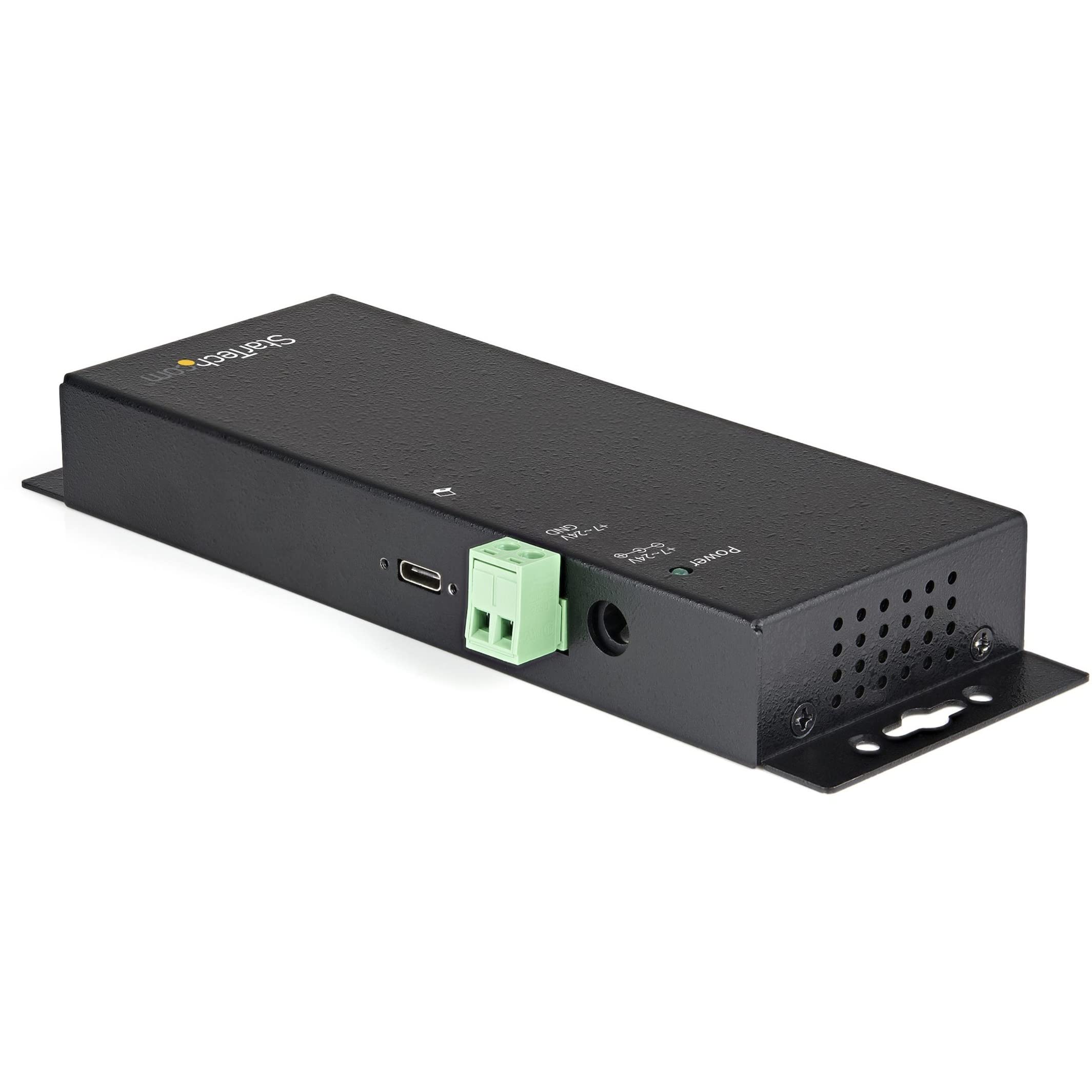 StarTech.com 4-Port USB C Hub 10Gbps - Industrial Metal USB 3.2 Gen 2 Hub with 3x USB-A & 1x USB-C Ports - ESD & Surge Protection - Self-Powered & Mountable - Compatible with Laptop, PC, MacBook - Perfect for Office, Home & Travel Use