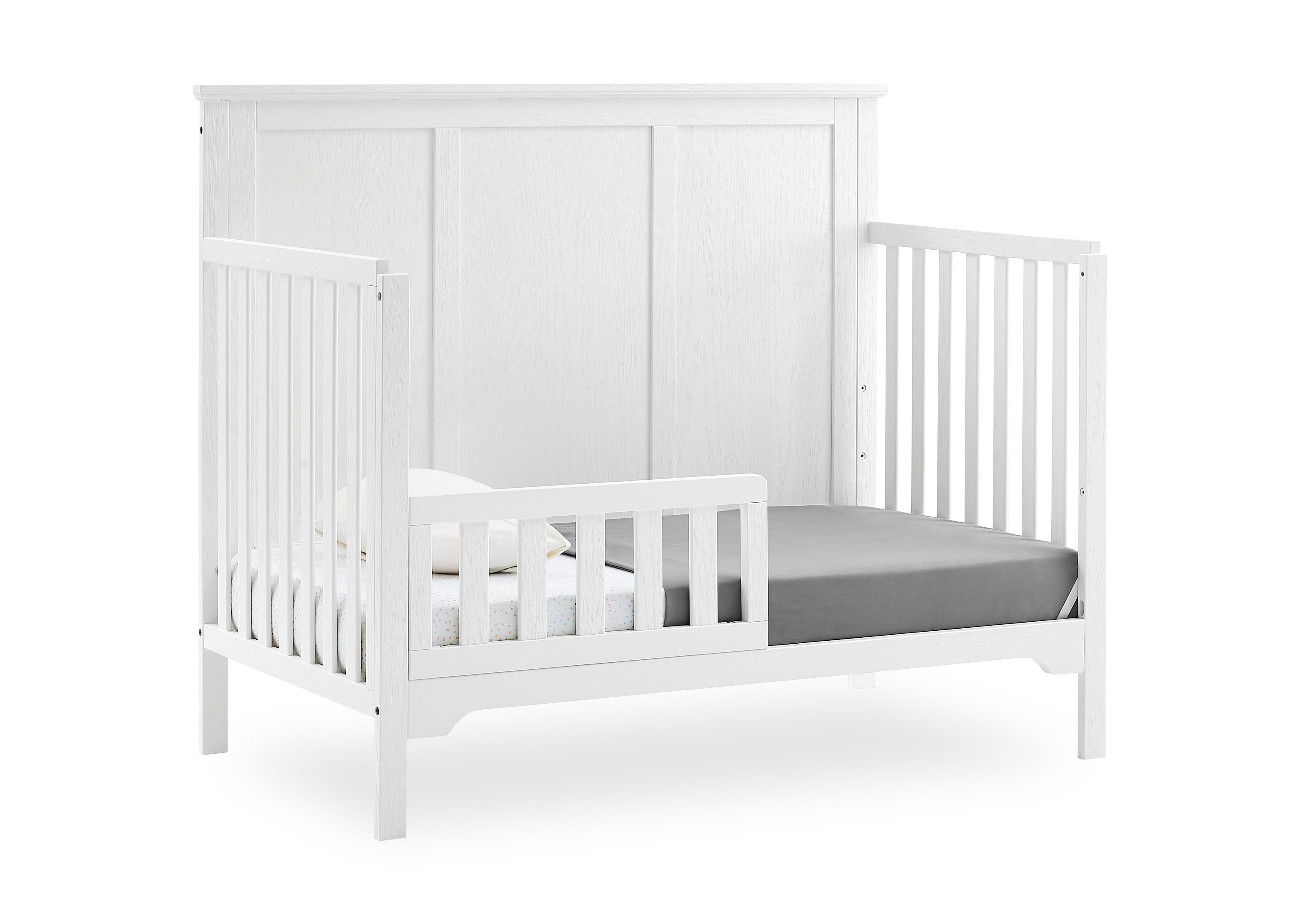 Sweet Beginnings Sage Flat Top 6-in-1 Convertible Baby Crib - Nursery Furniture for Newborn to Toddler | Perfect for Modern Nursery, Bedroom & Daycare