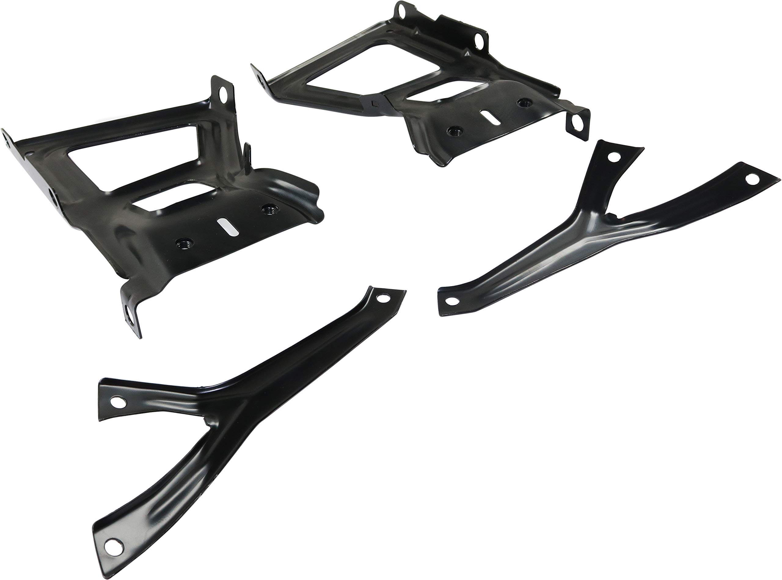 Evan-Fischer Rear Bumper Bracket Replacement for 2009-2010 Dodge Ram 1500 & 2010 Ram 2500 - Driver & Passenger Side - Heavy Duty Truck Accessory for Off-Road & Towing