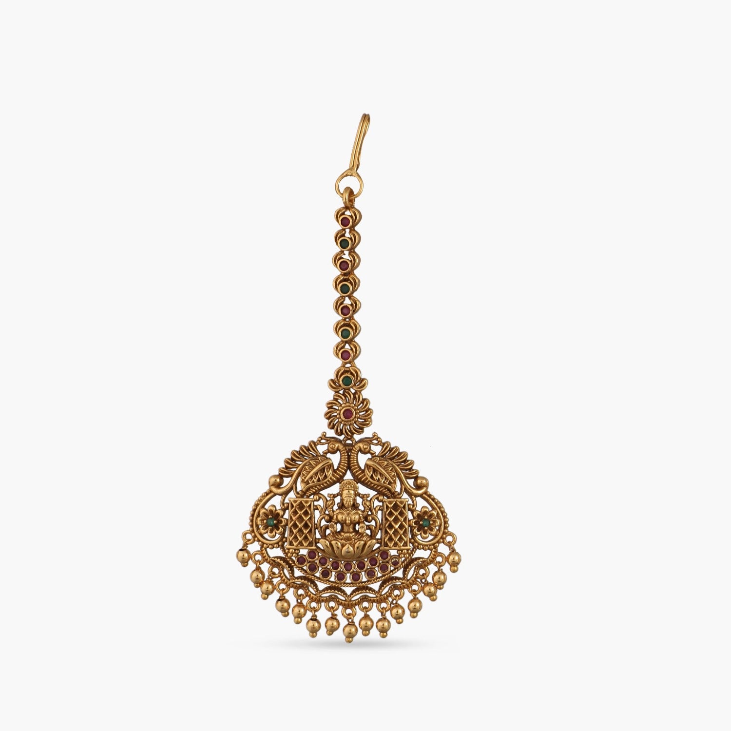 Exquisite Aahan Antique Maang Tikka Headpiece | Traditional Indian Bridal Jewelry | Perfect for Weddings, Festivals & Cultural Events