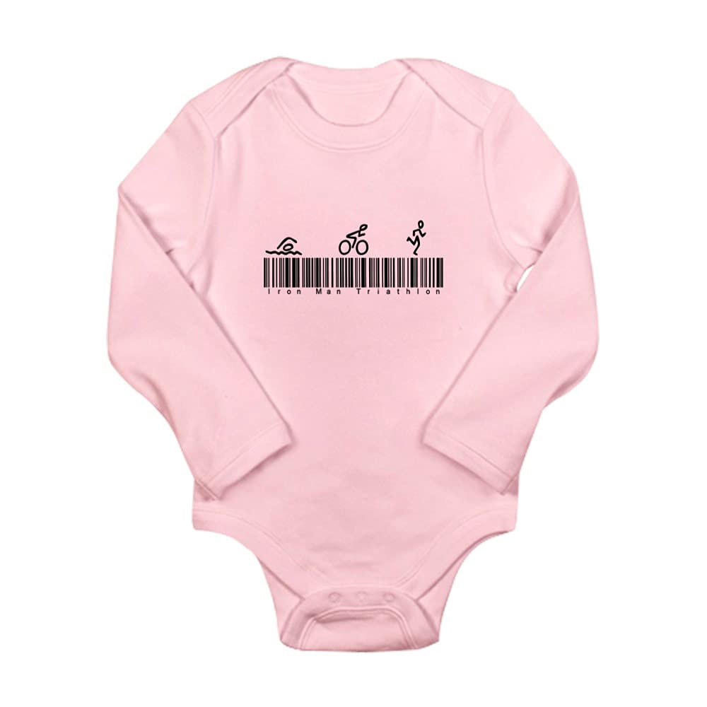Iron Man Triathlon Baby Bodysuit - Superhero Themed Long Sleeve Infant Onesie for Boys & Girls | Perfect for Comic Con, Cosplay & Marvel Fan Gifts