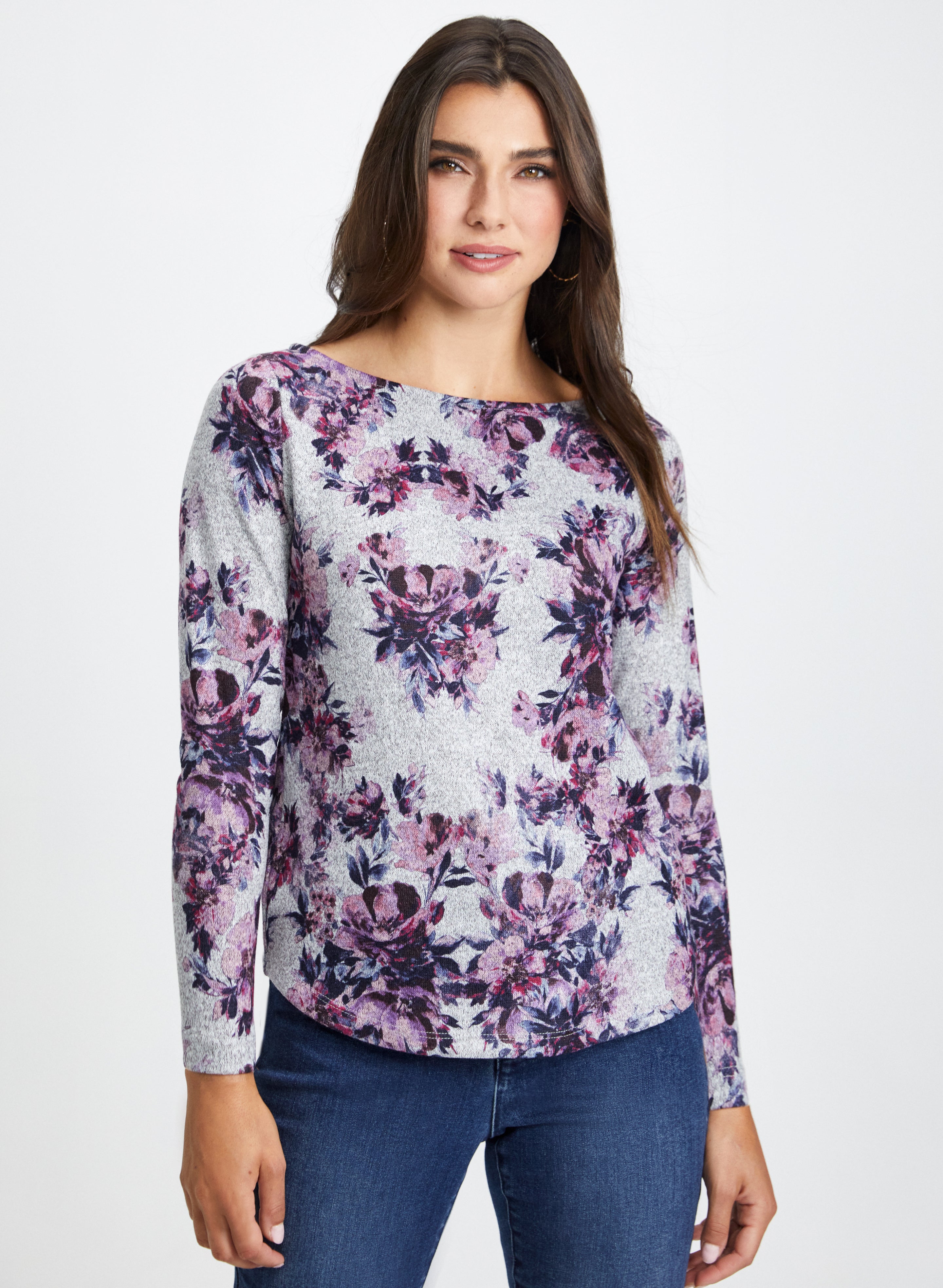 Floral Print Women's Blouse - Stylish Flowy Tops for Spring & Summer Outfits | Perfect for Casual Wear, Office, and Date Nights