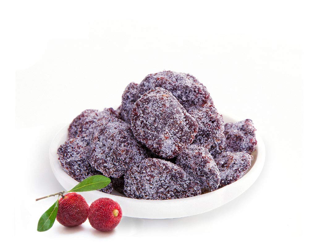 HELENOU666 Preserved Dried Waxberry Snacks - Sweet & Tart Chinese Yangmei Fruit - Perfect for Healthy Snacking, Baking & Gift Giving