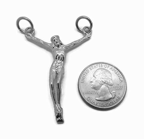 925 Sterling Silver Body of Christ Pendant - Religious Jewelry for Men & Women - Perfect for Baptism, Confirmation & Daily Faith Wear