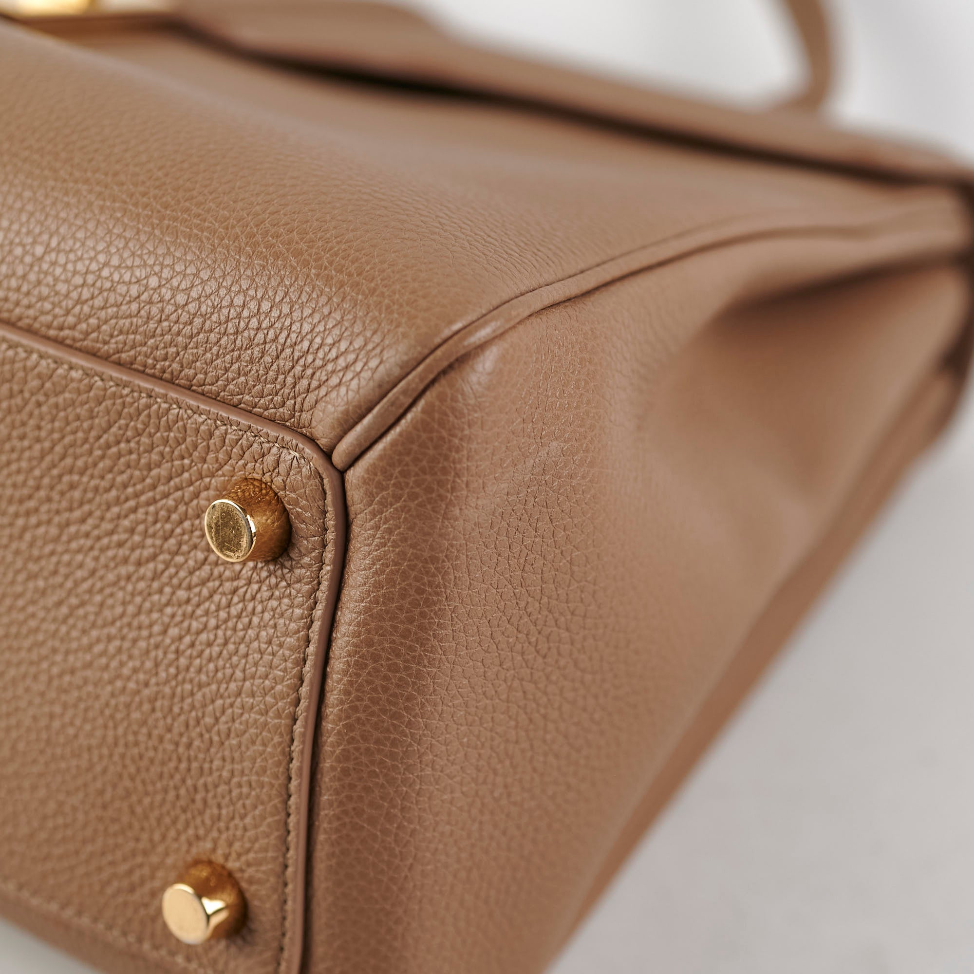 Celine 16 Medium Classic Taupe Handbag - Luxury Leather Shoulder Bag for Women | Perfect for Work, Travel & Everyday Use