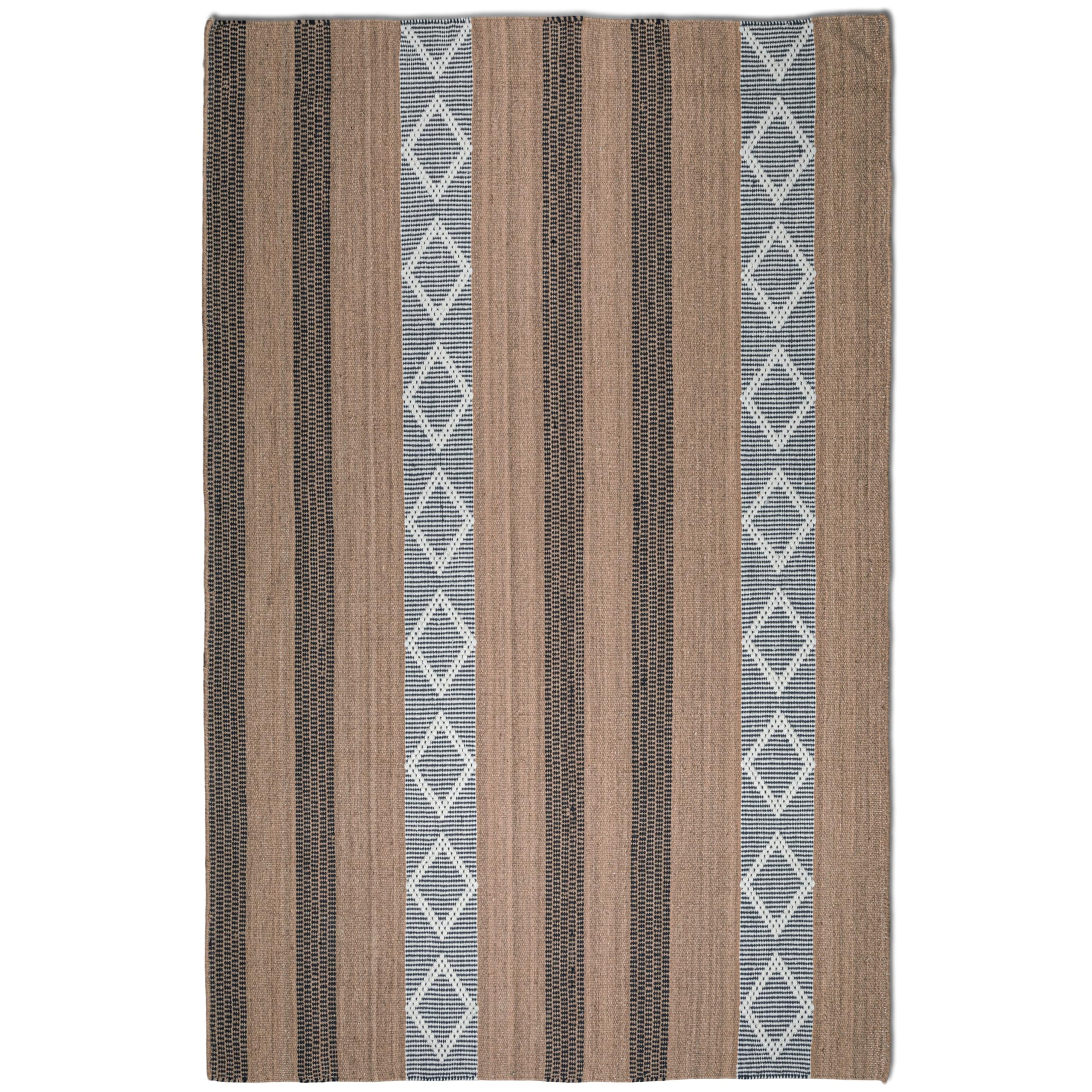 SIMPLIHOME Hart 6x9 Modern Area Rug in Neutral Taupe & Black - Soft Contemporary Floor Carpet for Living Room, Bedroom, Dining Room - Perfect for Home Decor, Office Spaces & Cozy Interior Design