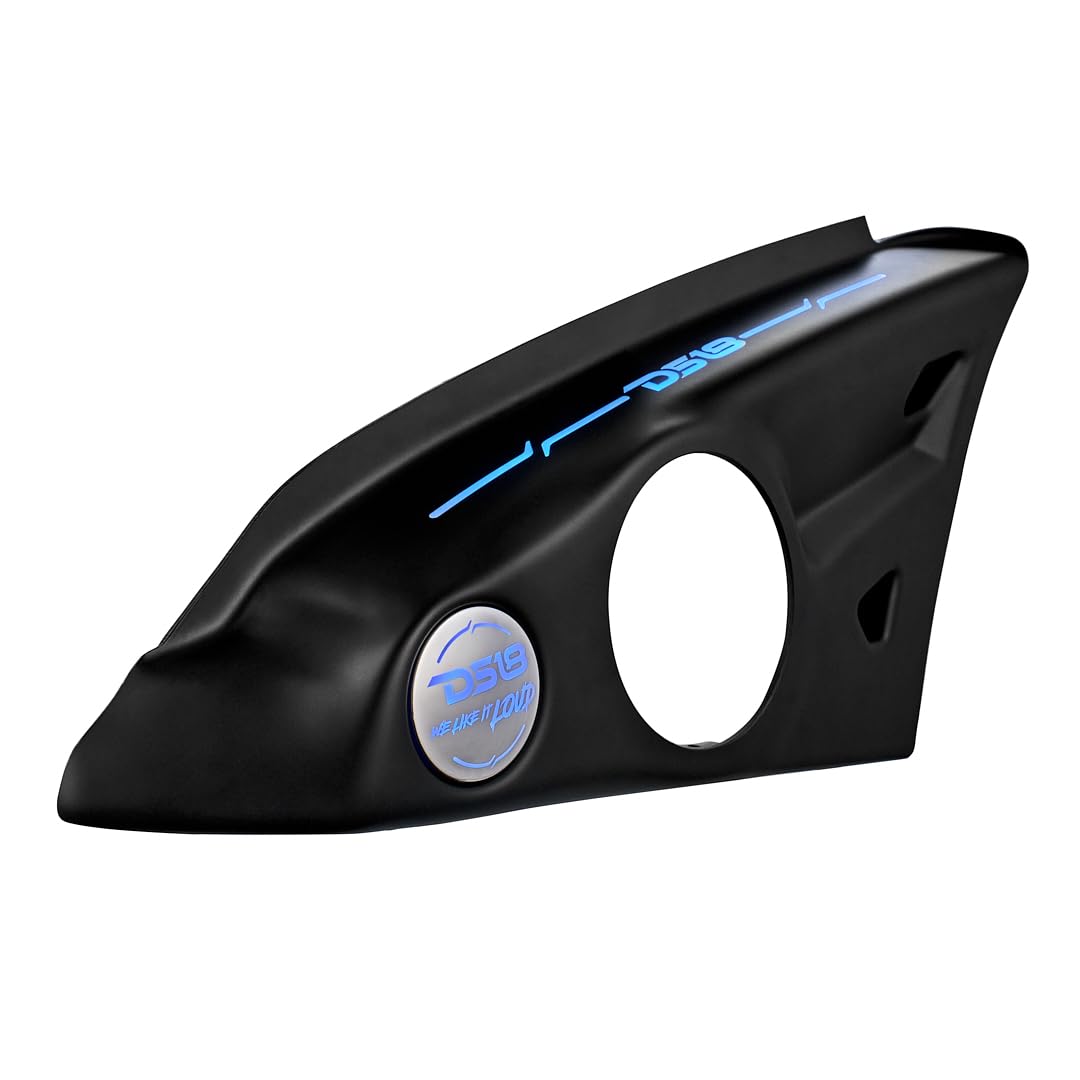 DS18 SLG-AR6V2 Polaris Slingshot Arm Rest Enclosure with Digital LED Lights (2015+ Models) - Fits 2X 6.5