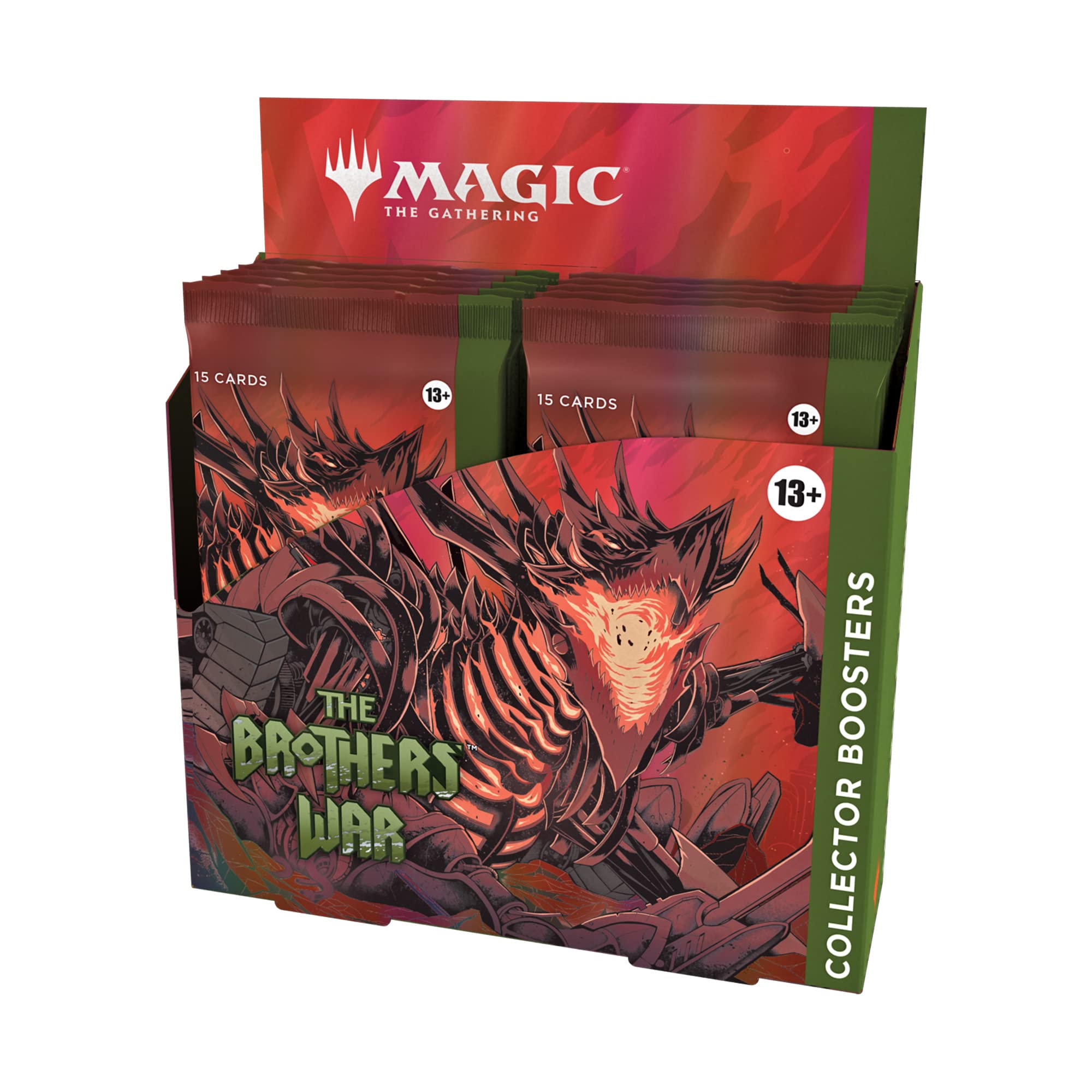 Magic The Gathering The Brothers War Collector Booster Box - 12 Packs (180 Cards) | MTG Collectible Trading Card Game for Deck Building & Strategy Battles