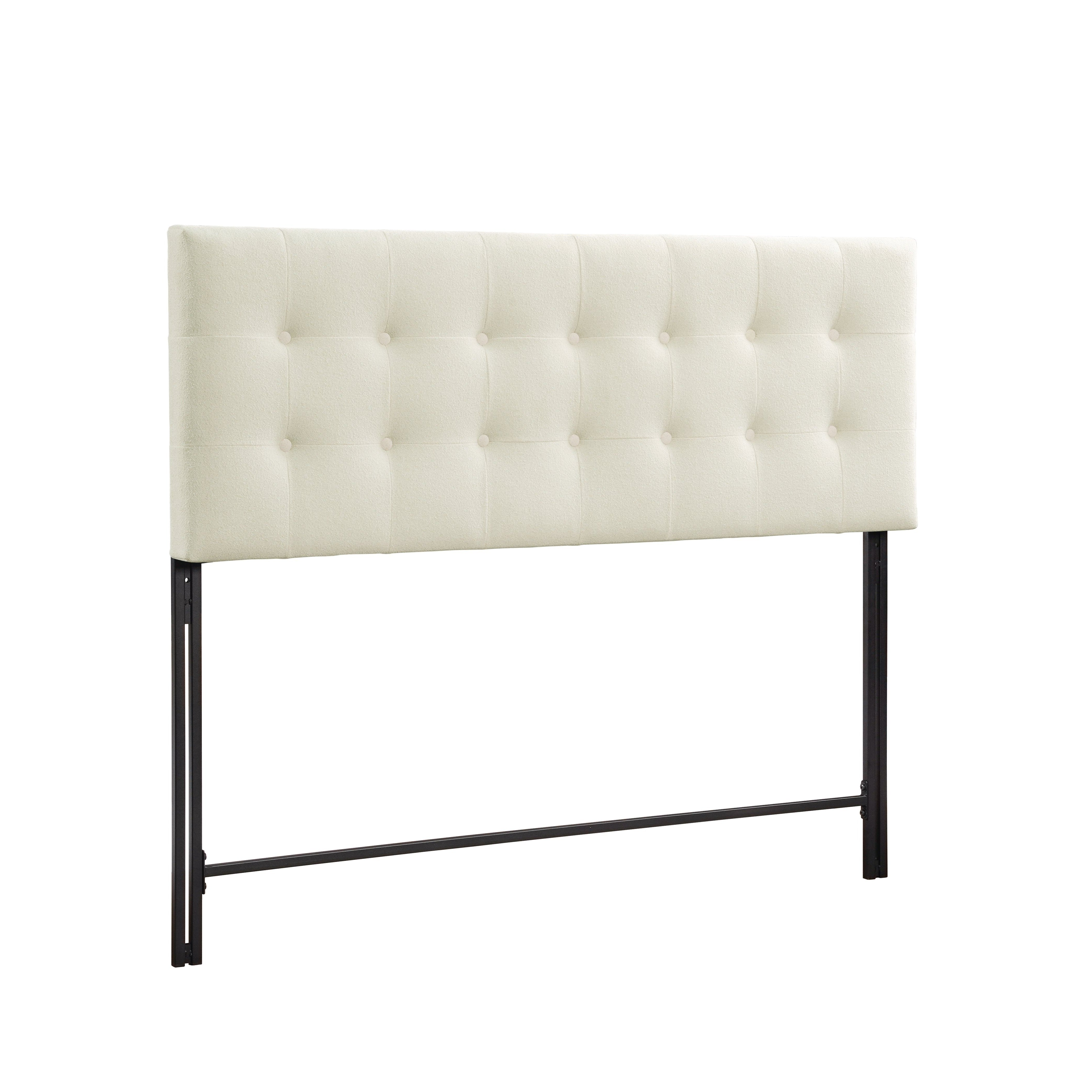 Aleha Full Headboard - White Queen Size Bed Frame Headboard for Bedroom Decor - Perfect for Master Bedroom, Guest Room & Home Staging