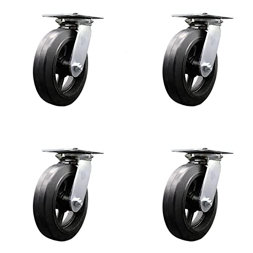 4 Swivel - Bolt On Swivel Locks - Black