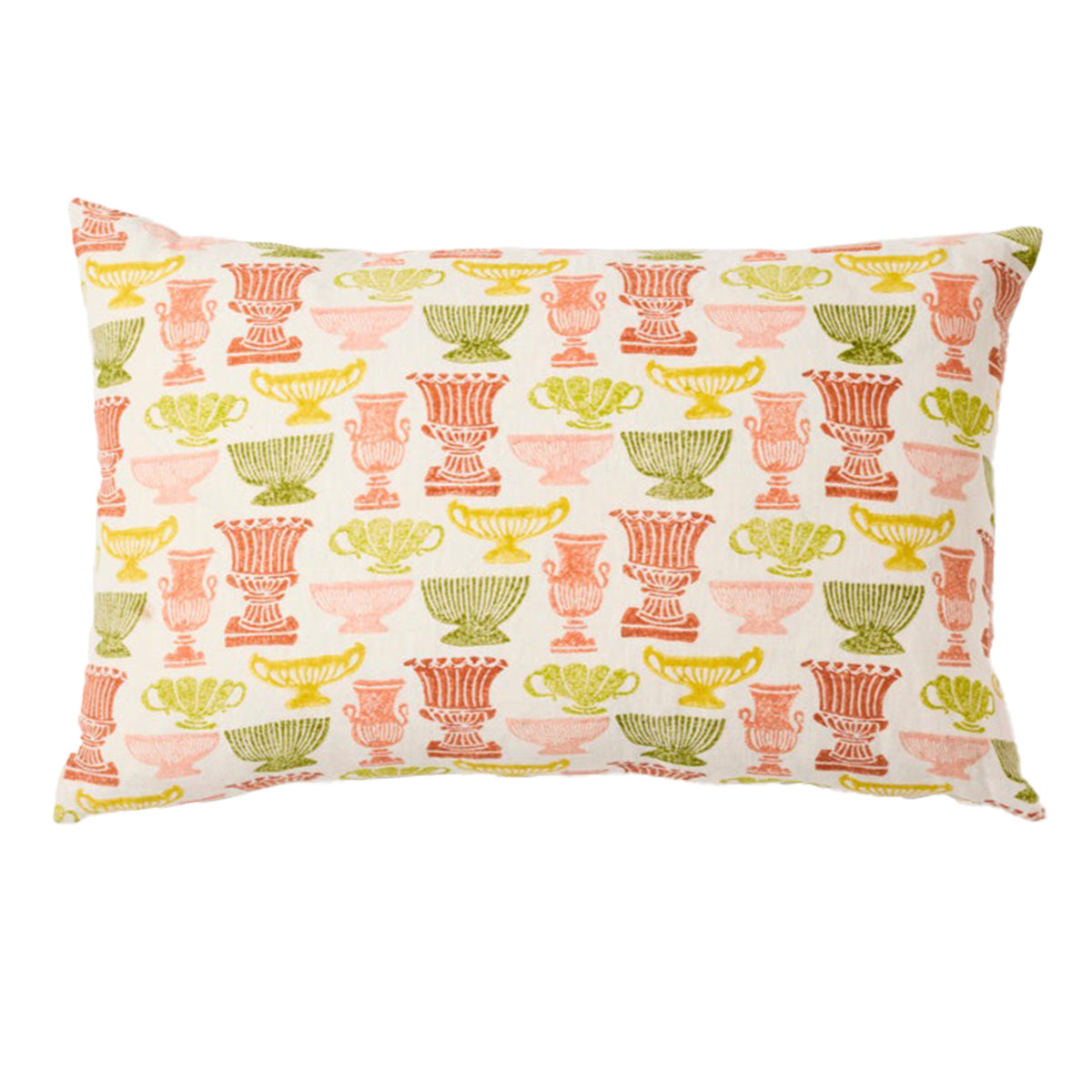 Peach and Green Cushion Vases - Modern Home Decor for Living Room, Bedroom, and Office - Perfect for Floral Arrangements and Interior Design