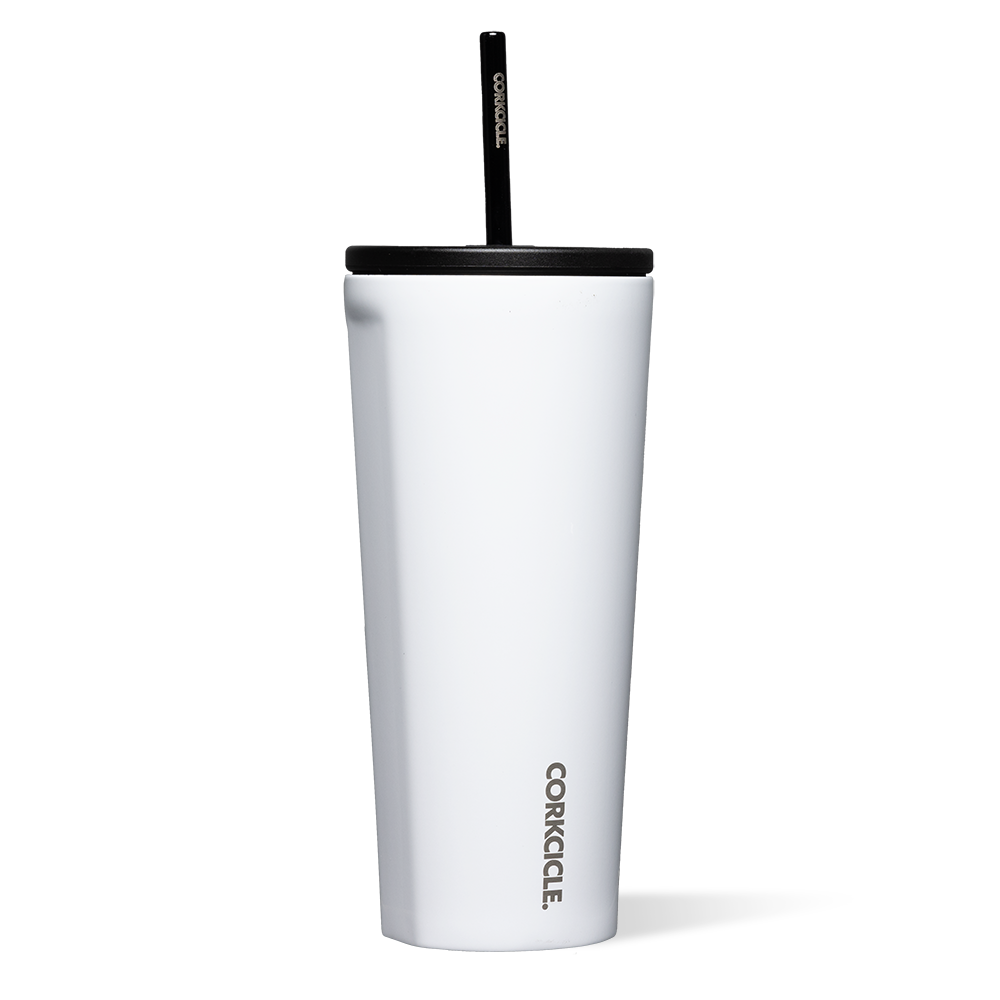 Insulated Stainless Steel Cold Cup - Double Wall Vacuum Insulated Tumbler for Iced Coffee, Tea & Cold Drinks - Keeps Beverages Cold for Hours - Perfect for Office, Travel & Outdoor Activities
