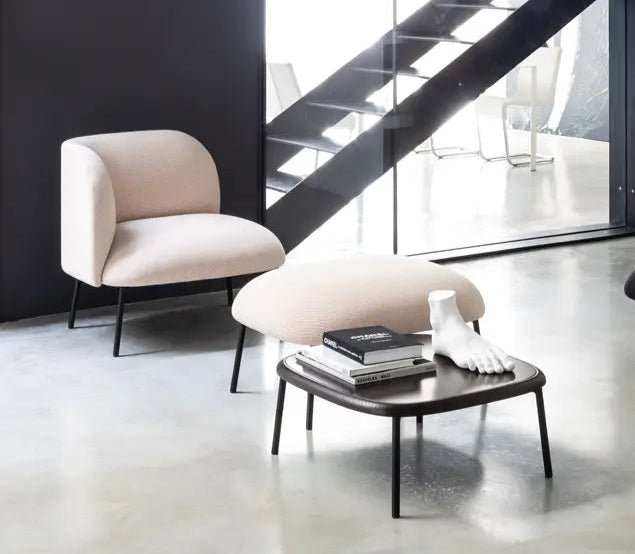 Bross Sit Lounge Chair - Modern Comfortable Recliner for Living Room, Bedroom & Office - Perfect for Relaxing, Reading & Napping