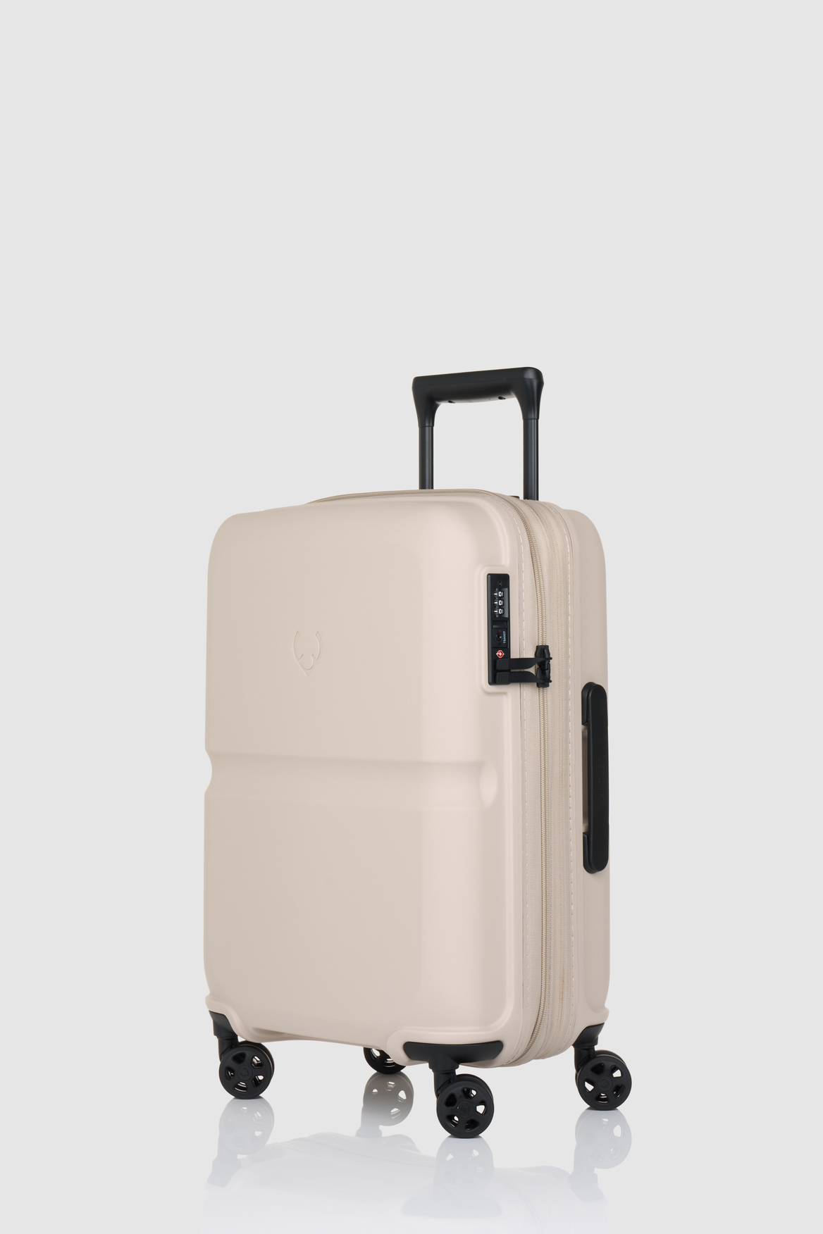 55cm Single Stripe Carry-On Suitcase - Lightweight Luggage for Business Travel & Weekend Getaways