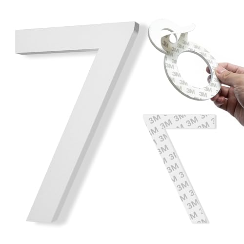 7, White