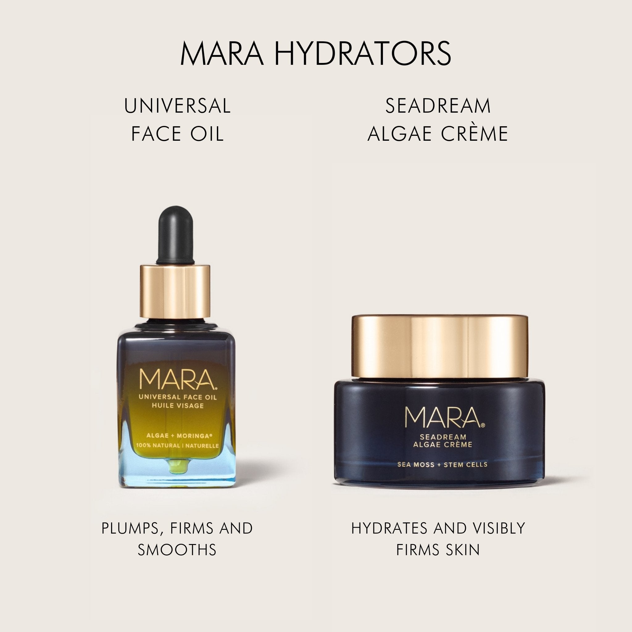 Organic Algae & Moringa Universal Face Oil - Hydrating Anti-Aging Facial Treatment for Dry, Sensitive Skin | Day & Night Moisturizer for Women & Men