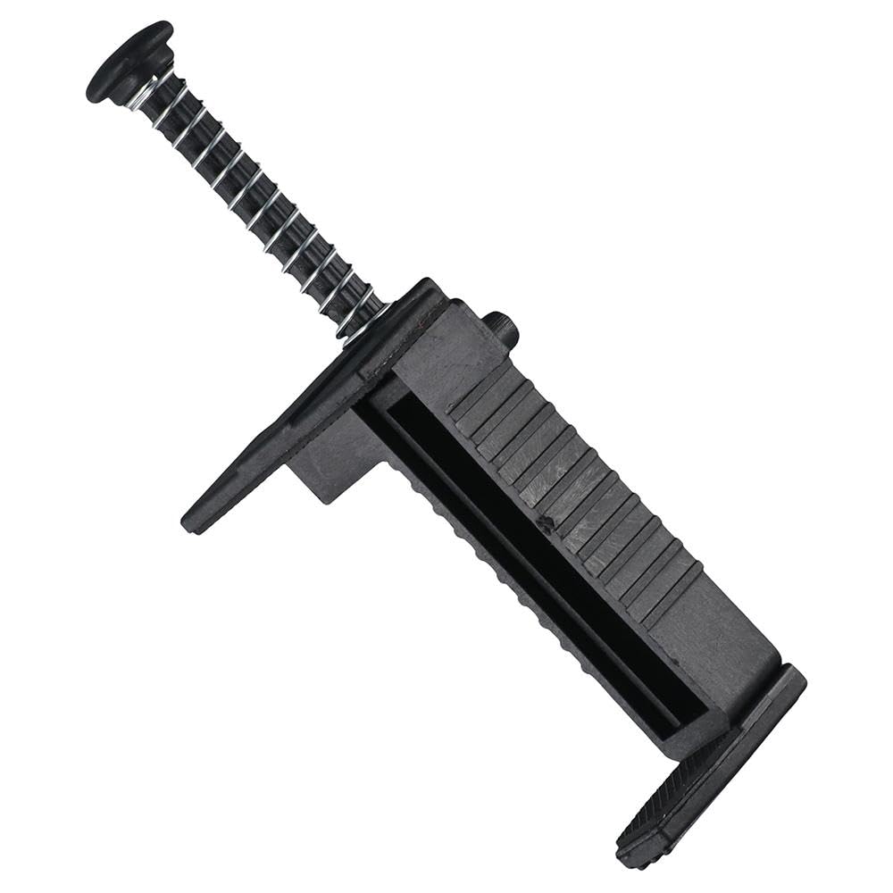 Durable Plastic Leveling Tool Kit for Masonry & Bricklaying - Black Spring-Loaded Clip Construction Accessories | Perfect for Plumbers, Builders & DIY Home Projects