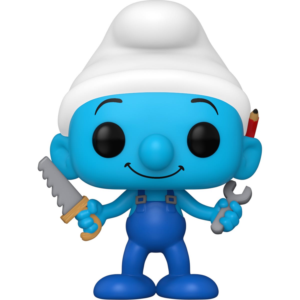 The Smurfs: Handy Smurf Action Figure - Collectible PVC Toy for Kids & Fans - Perfect for Playtime, Display & Gifts