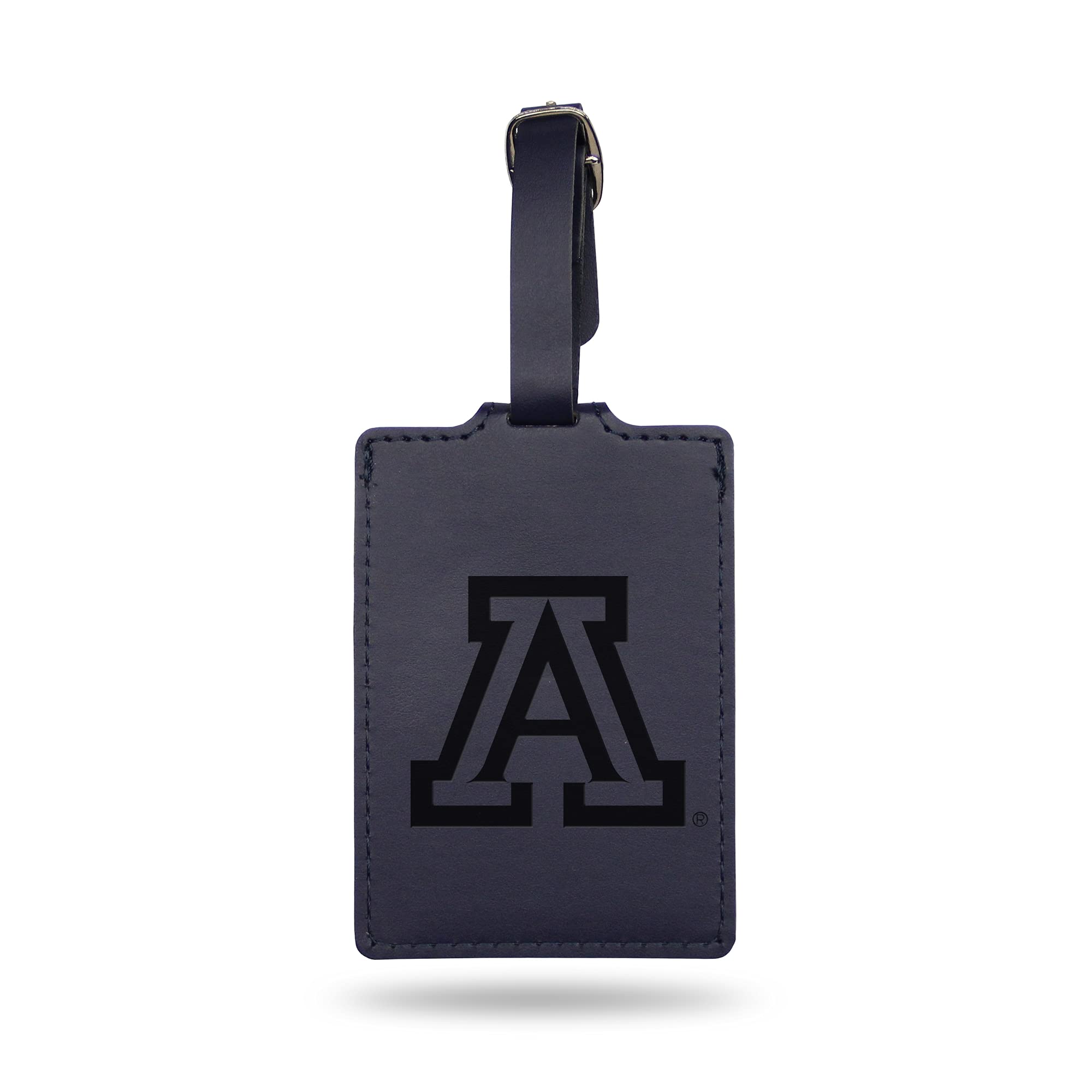 Rico Industries NCAA Alabama Crimson Tide Laser Engraved Ultra Suede Luggage Tag with ID Card - Perfect for Travel, College Gameday & Fan Gifts